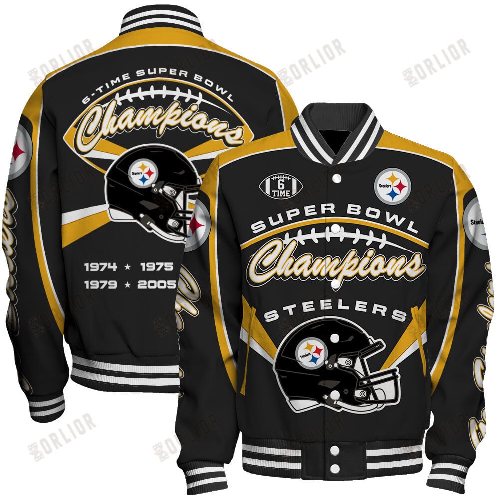 Pittsburgh Steelers Super Bowl Champions We'll Always Be Together Varsity Jacket - Famjoys Pittsburgh Steelers Super Bowl Champions We'll Always Be Together Varsity Jacket - Famjoys