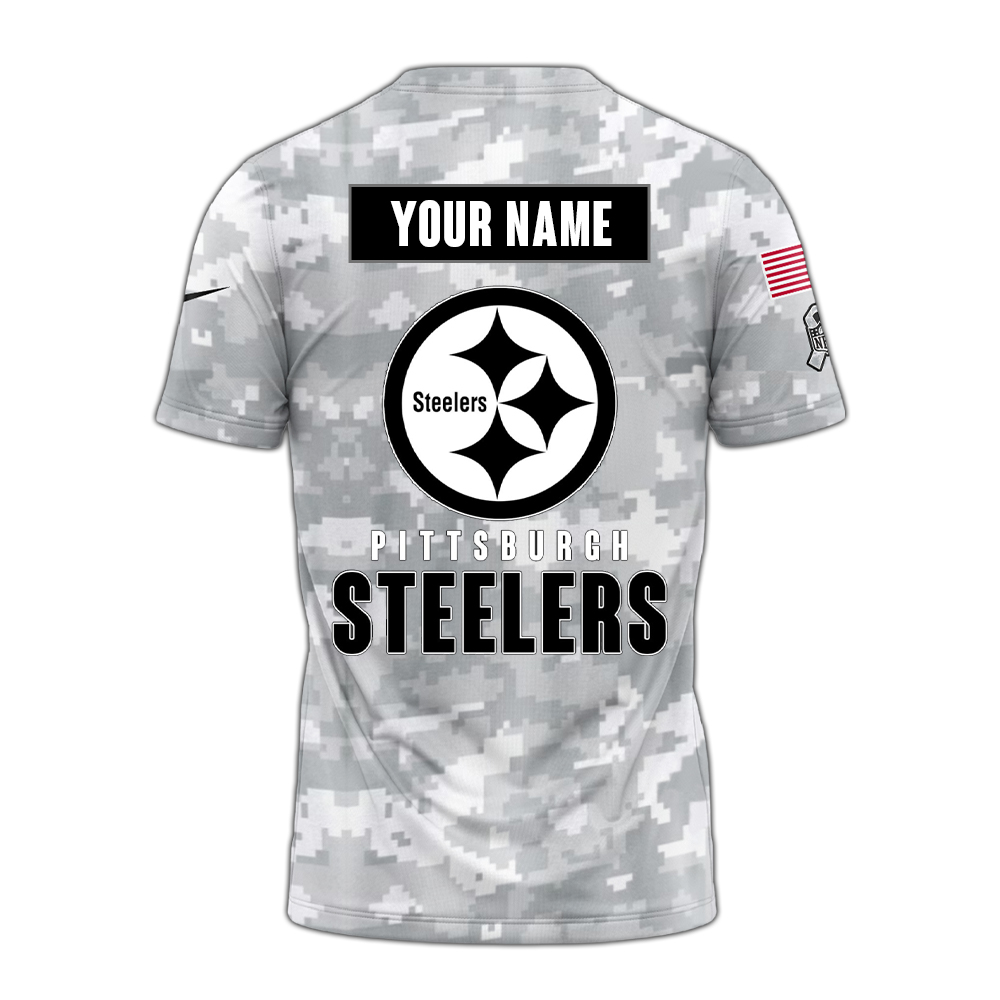 Pittsburgh Steelers Tshirt Camo Salute to Service Club - Famjoys Pittsburgh Steelers Tshirt Camo Salute to Service Club - Famjoys