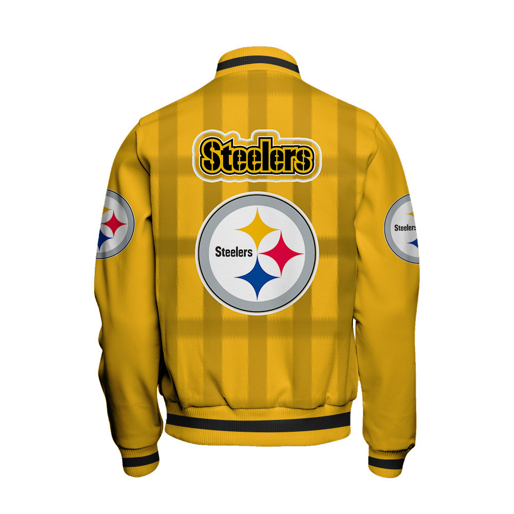 Pittsburgh Steelers - Unforgettable Memories Unisex Varsity Jacket - Famjoys Pittsburgh Steelers - Unforgettable Memories Unisex Varsity Jacket - Famjoys