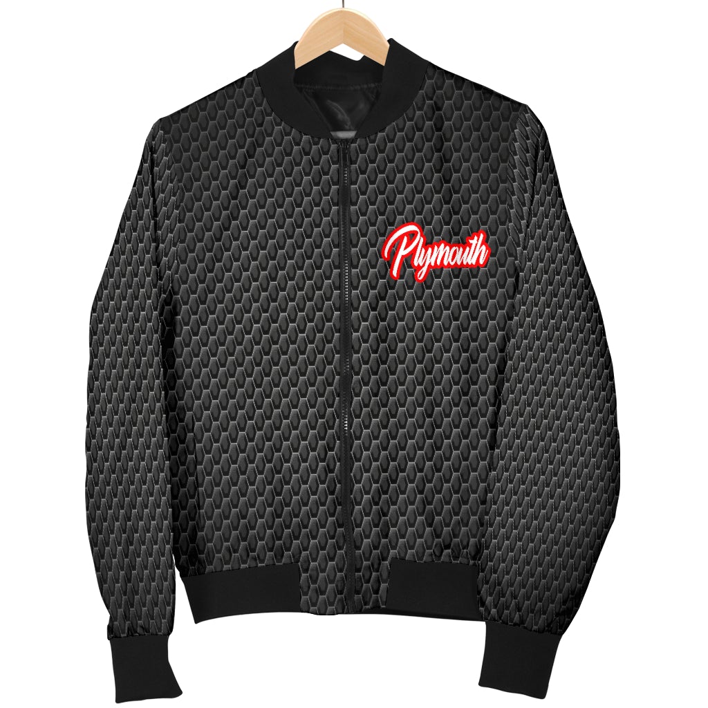 Plymouth Men's Bomber Jacket MT - Famjoys Plymouth Men's Bomber Jacket MT - Famjoys