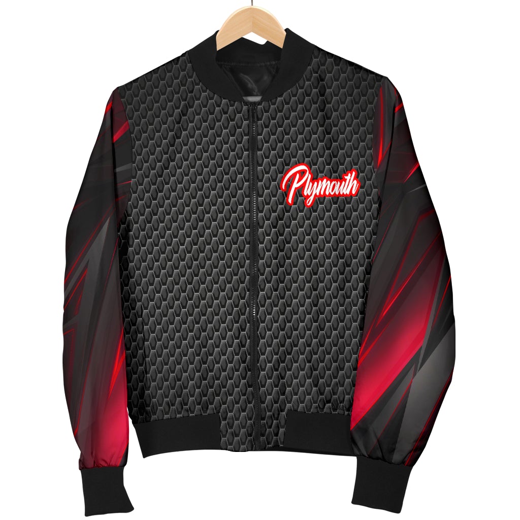 Plymouth Men's Bomber Jacket RA - Famjoys Plymouth Men's Bomber Jacket RA - Famjoys
