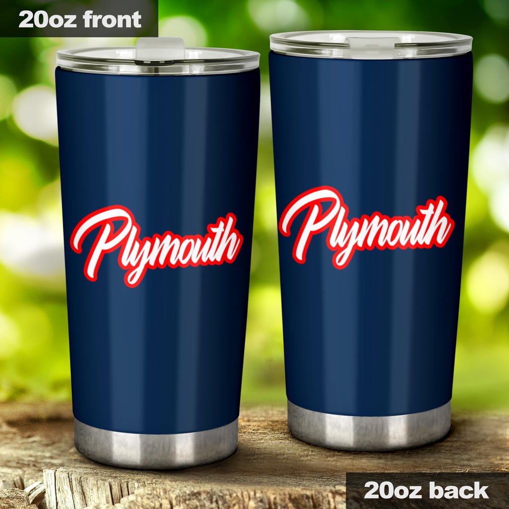 Plymouth Tumbler Blue - Famjoys Plymouth Tumbler Blue - Famjoys
