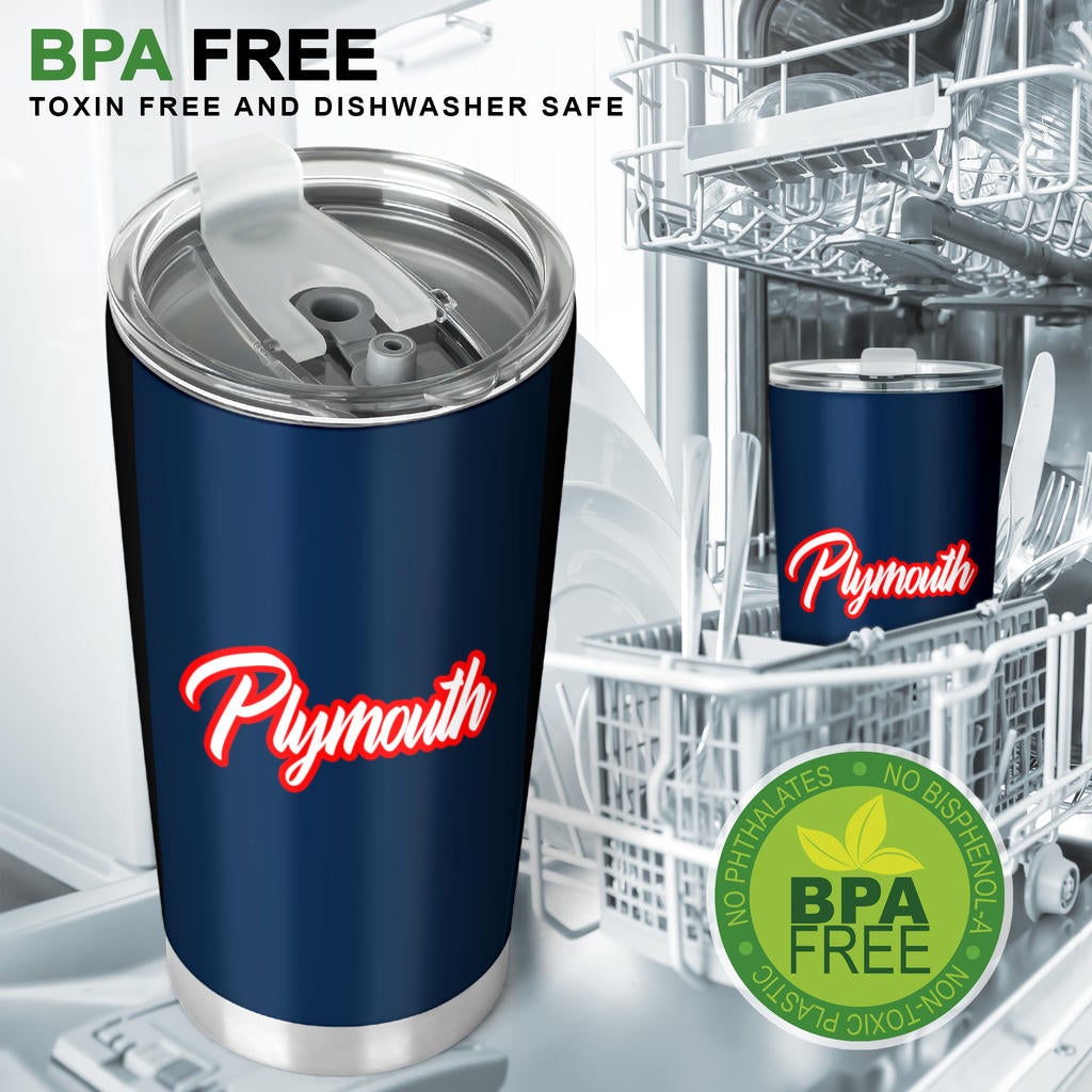Plymouth Tumbler Blue - Famjoys Plymouth Tumbler Blue - Famjoys