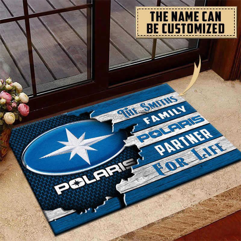 Polaris Doormat Custom Name, Multicolor - Famjoys Polaris Doormat Custom Name, Multicolor - Famjoys