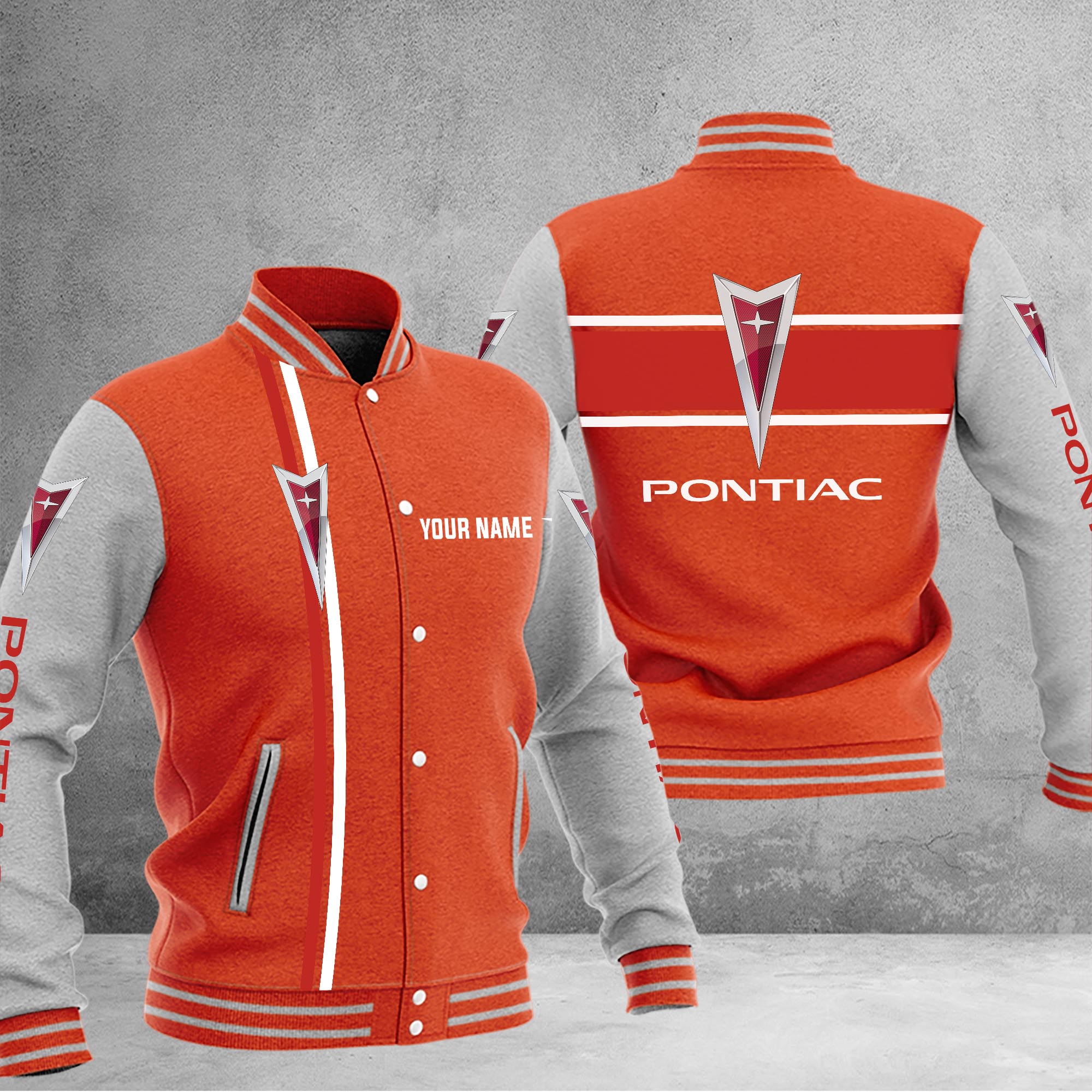 Pontiac Baseball Jacket - Famjoys Pontiac Baseball Jacket - Famjoys