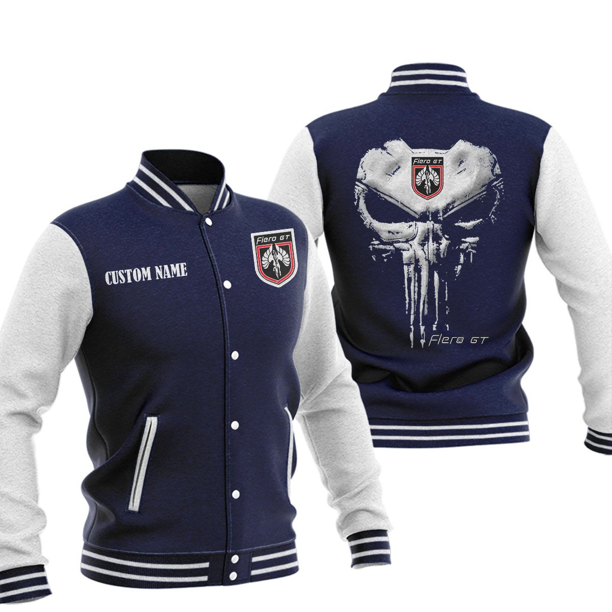 Pontiac Fiero Baseball Jacket, Multicolor - Famjoys Pontiac Fiero Baseball Jacket, Multicolor - Famjoys