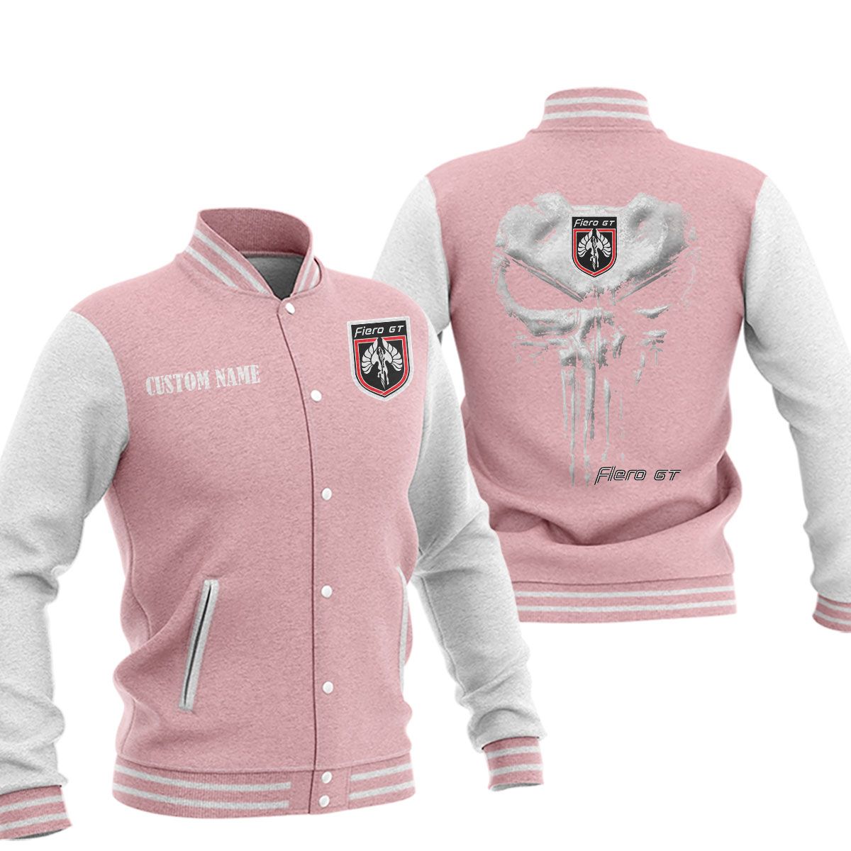 Pontiac Fiero Baseball Jacket, Multicolor - Famjoys Pontiac Fiero Baseball Jacket, Multicolor - Famjoys