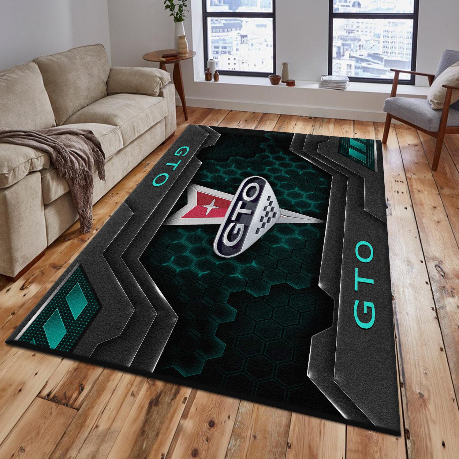 Pontiac GTO Area Rugs 0322 - Famjoys Pontiac GTO Area Rugs 0322 - Famjoys