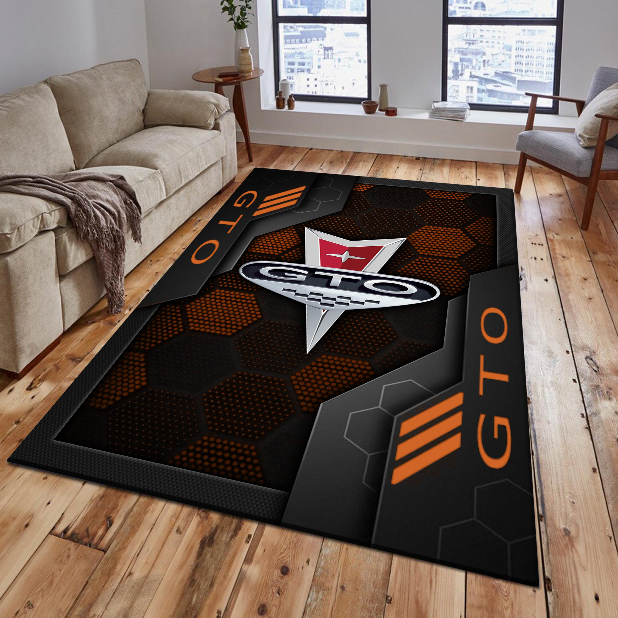 Pontiac GTO Area Rugs 2556 Multicolor - Famjoys Pontiac GTO Area Rugs 2556 Multicolor - Famjoys