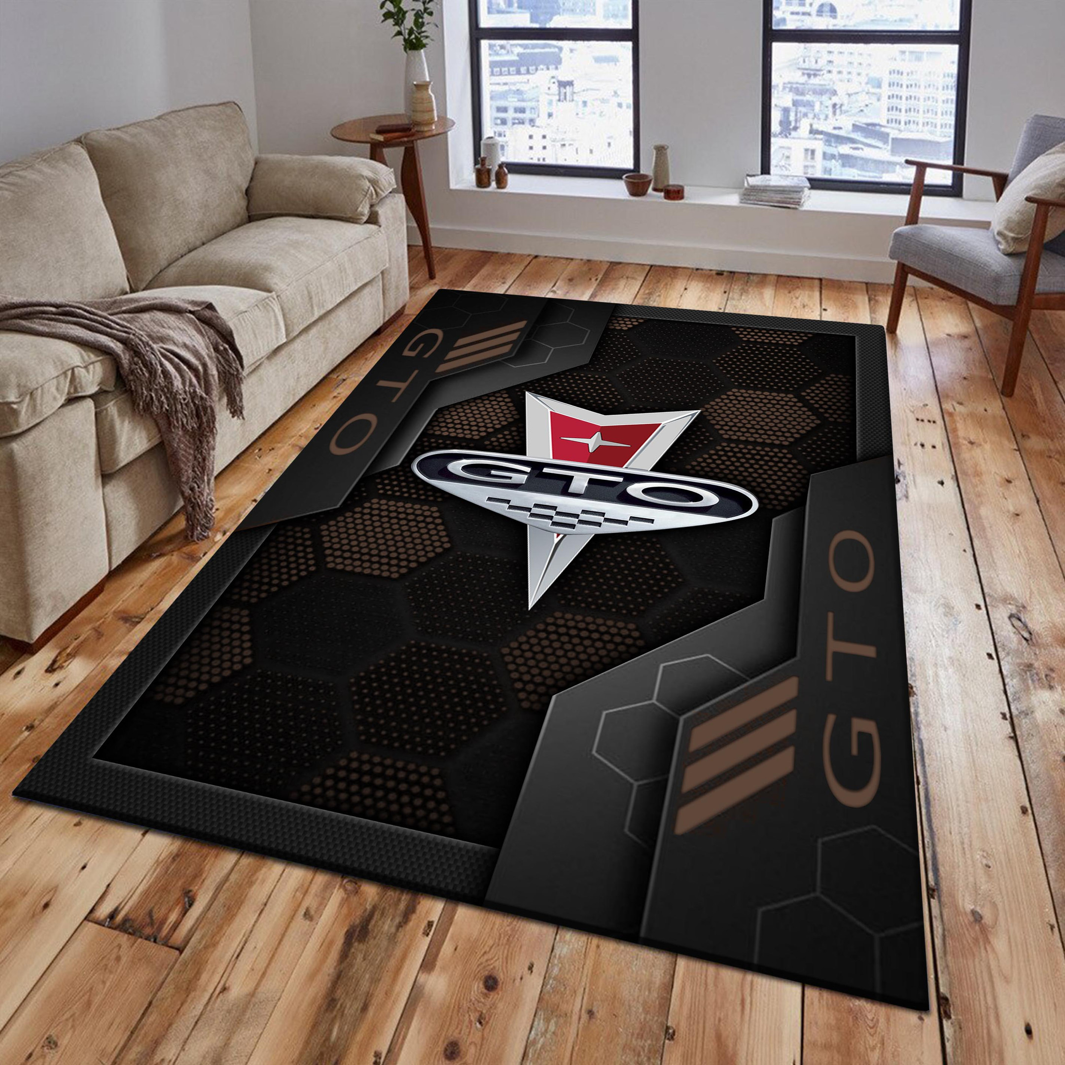 Pontiac GTO Area Rugs 2556 Multicolor - Famjoys Pontiac GTO Area Rugs 2556 Multicolor - Famjoys