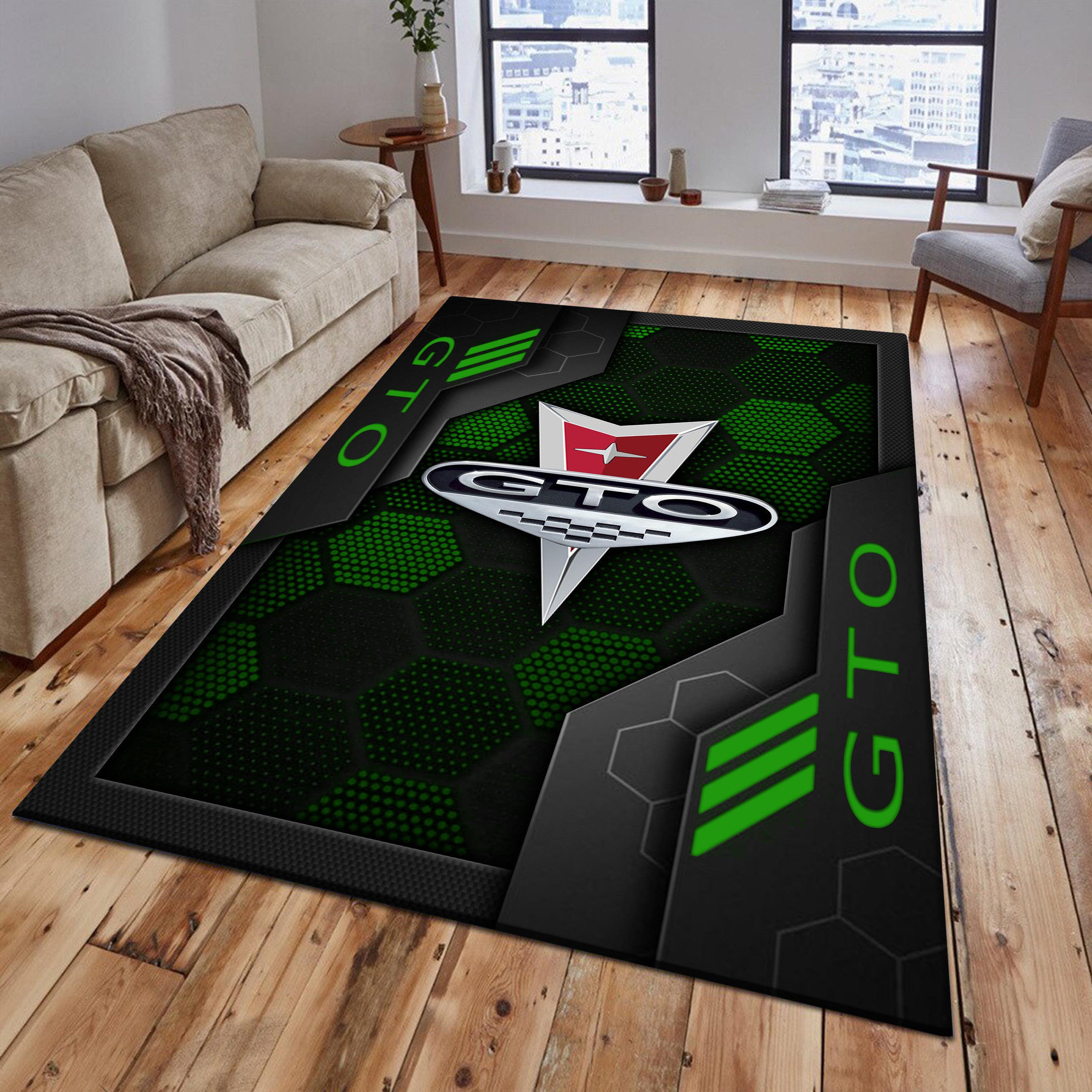 Pontiac GTO Area Rugs 2556 Multicolor - Famjoys Pontiac GTO Area Rugs 2556 Multicolor - Famjoys