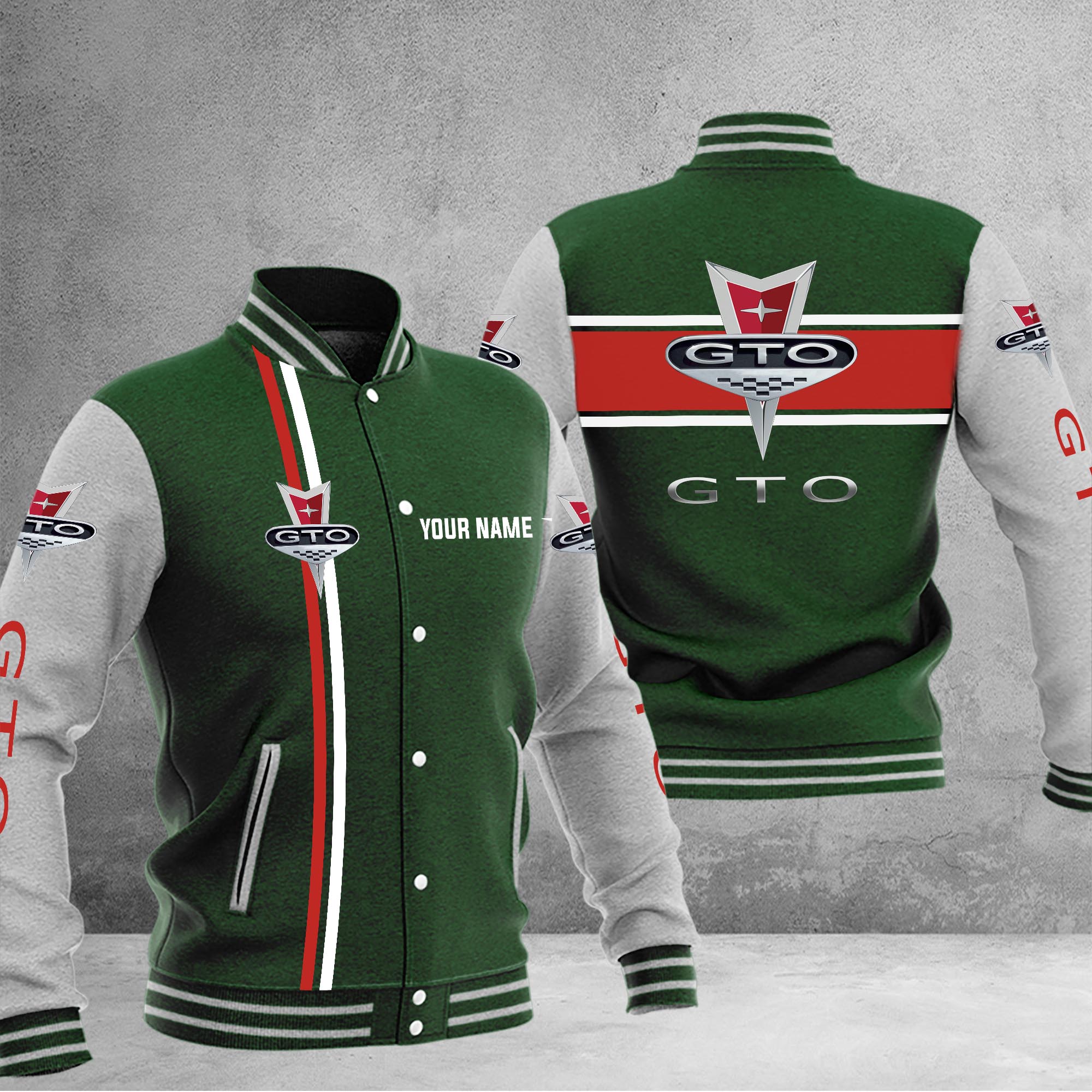 Pontiac GTO Baseball Jacket - Famjoys Pontiac GTO Baseball Jacket - Famjoys