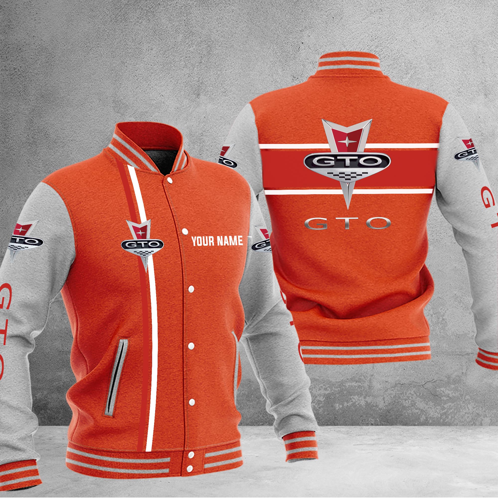 Pontiac GTO Baseball Jacket - Famjoys Pontiac GTO Baseball Jacket - Famjoys