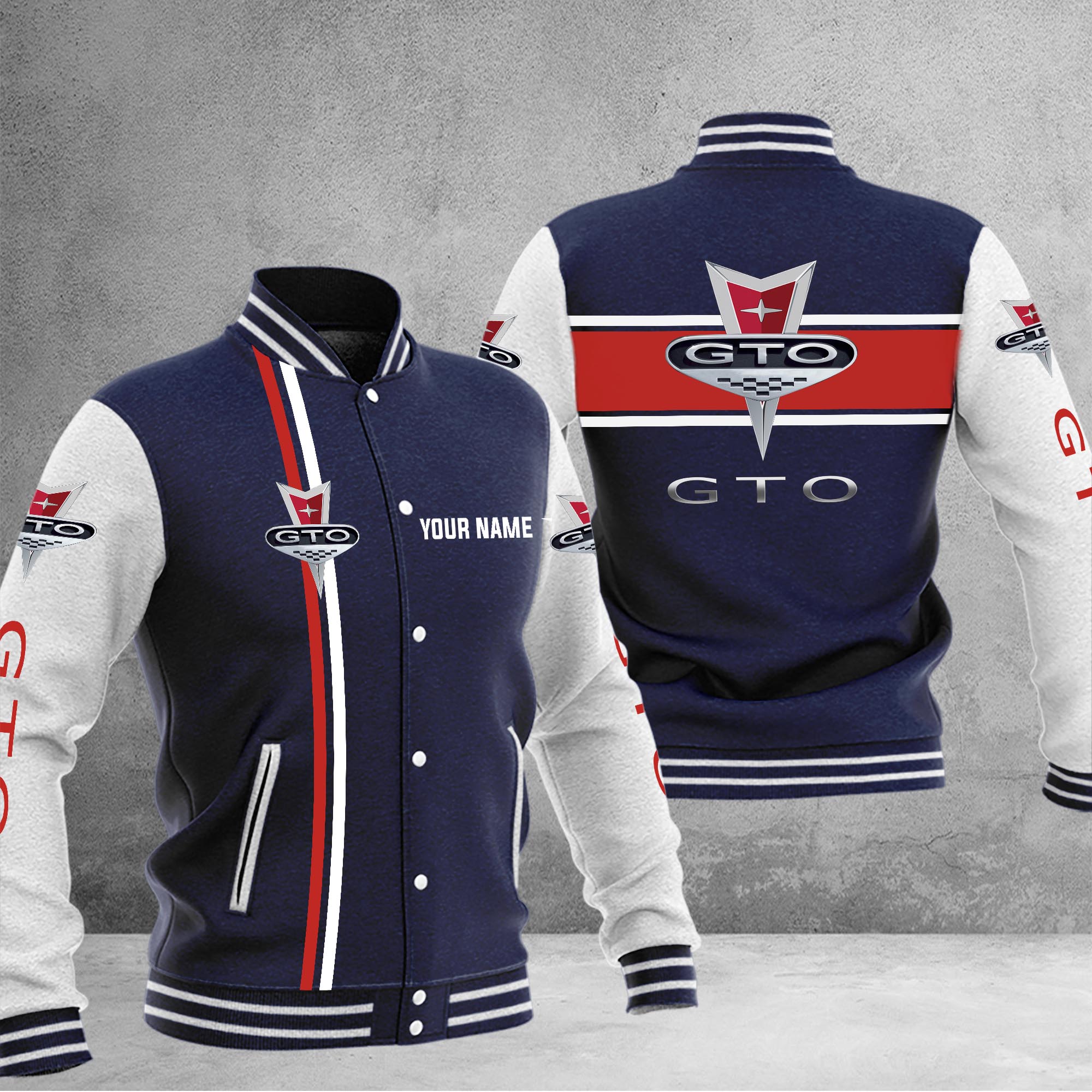 Pontiac GTO Baseball Jacket - Famjoys Pontiac GTO Baseball Jacket - Famjoys