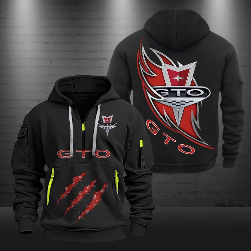 Pontiac GTO New Zip Hoodie 0472 Multicolor - Famjoys Pontiac GTO New Zip Hoodie 0472 Multicolor - Famjoys