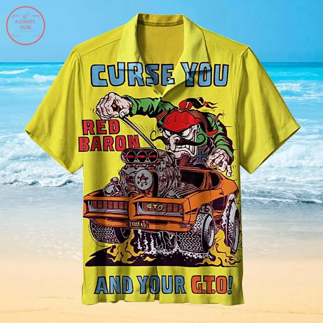 Pontiac Gto Rod Hawaiian Shirt - Famjoys Pontiac Gto Rod Hawaiian Shirt - Famjoys
