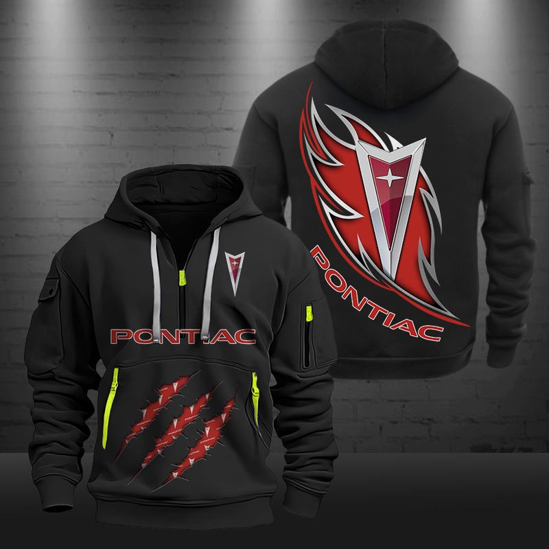 Pontiac New Zip Hoodie 0471 Multicolor - Famjoys Pontiac New Zip Hoodie 0471 Multicolor - Famjoys