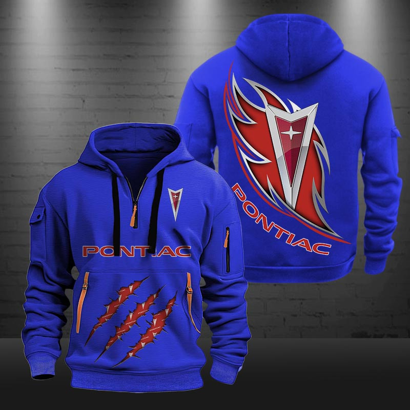 Pontiac New Zip Hoodie 0471 Multicolor - Famjoys Pontiac New Zip Hoodie 0471 Multicolor - Famjoys