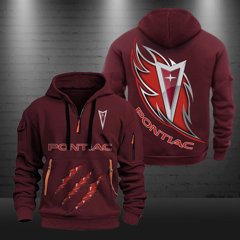 Pontiac New Zip Hoodie 0471 Multicolor - Famjoys Pontiac New Zip Hoodie 0471 Multicolor - Famjoys