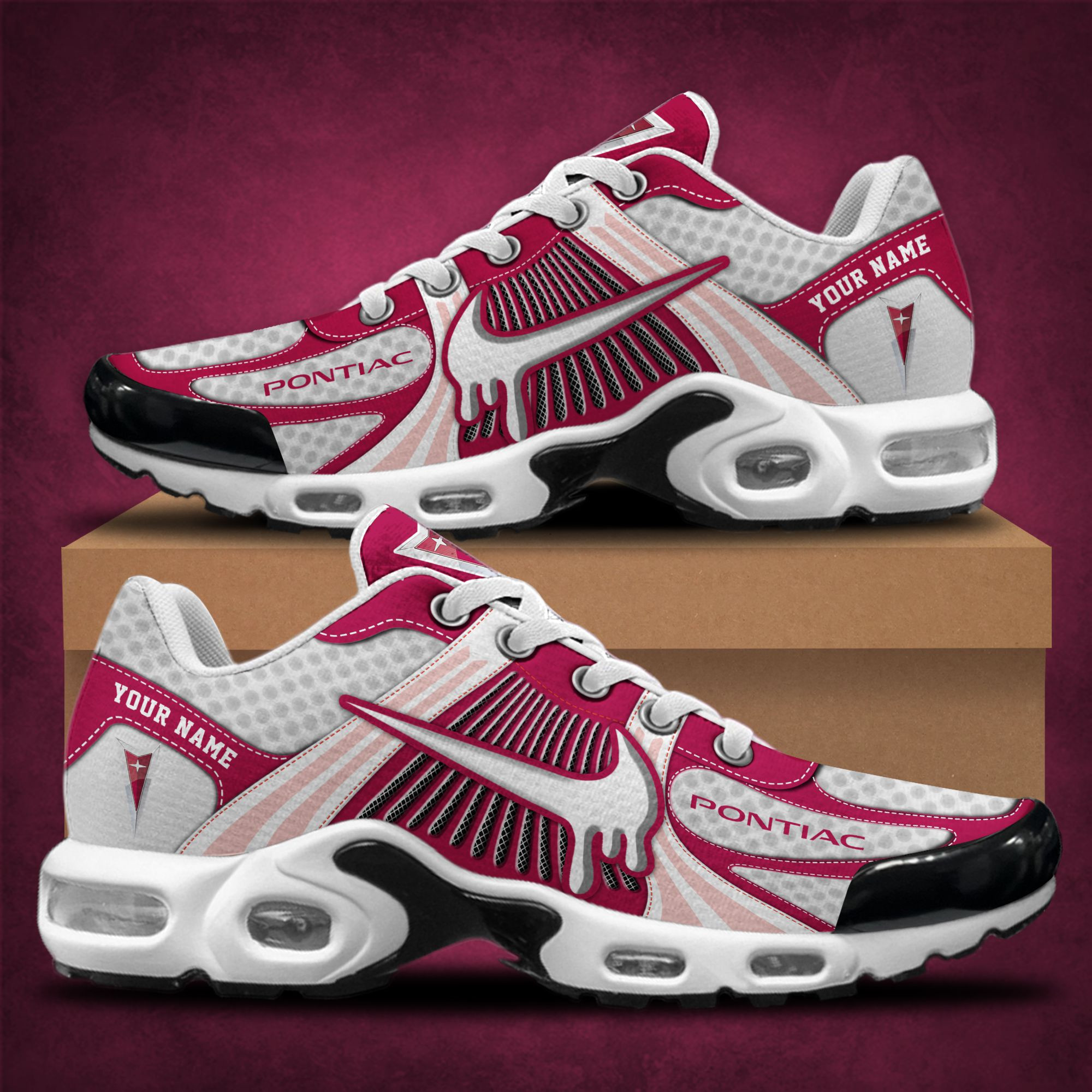 Pontiac TN Shoes Sneakers For Men And Women - Famjoys Pontiac TN Shoes Sneakers For Men And Women - Famjoys