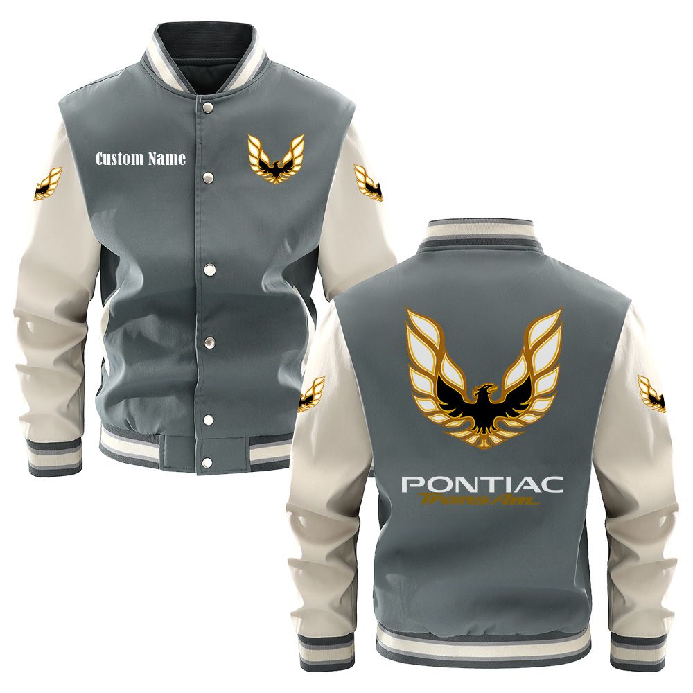 Pontiac Trans Am Varsity Jacket, Baseball jacket, Letterman Jacket Customize Name, Multicolor - Famjoys Pontiac Trans Am Varsity Jacket, Baseball jacket, Letterman Jacket Customize Name, Multicolor - Famjoys