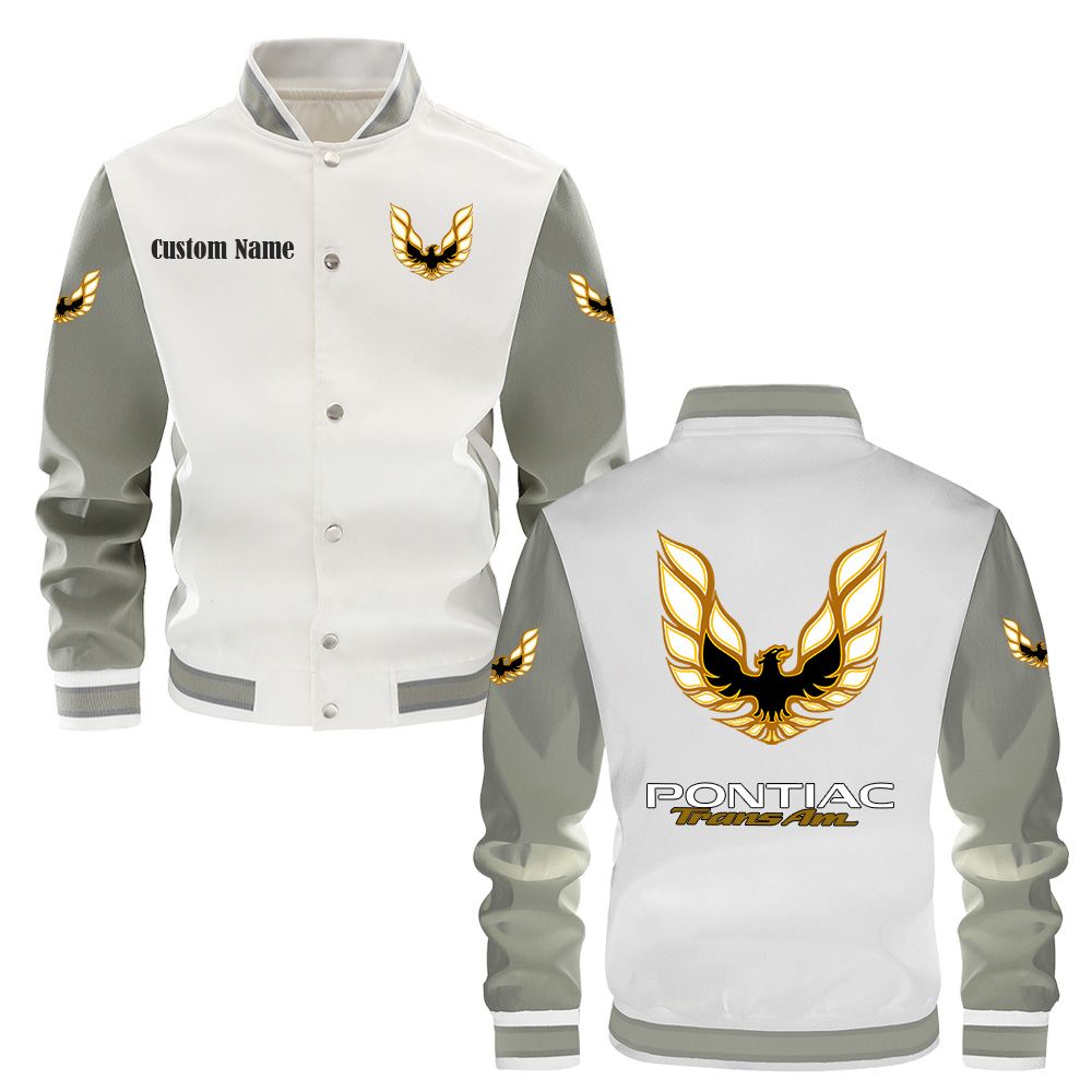 Pontiac Trans Am Varsity Jacket, Baseball jacket, Letterman Jacket Customize Name, Multicolor - Famjoys Pontiac Trans Am Varsity Jacket, Baseball jacket, Letterman Jacket Customize Name, Multicolor - Famjoys
