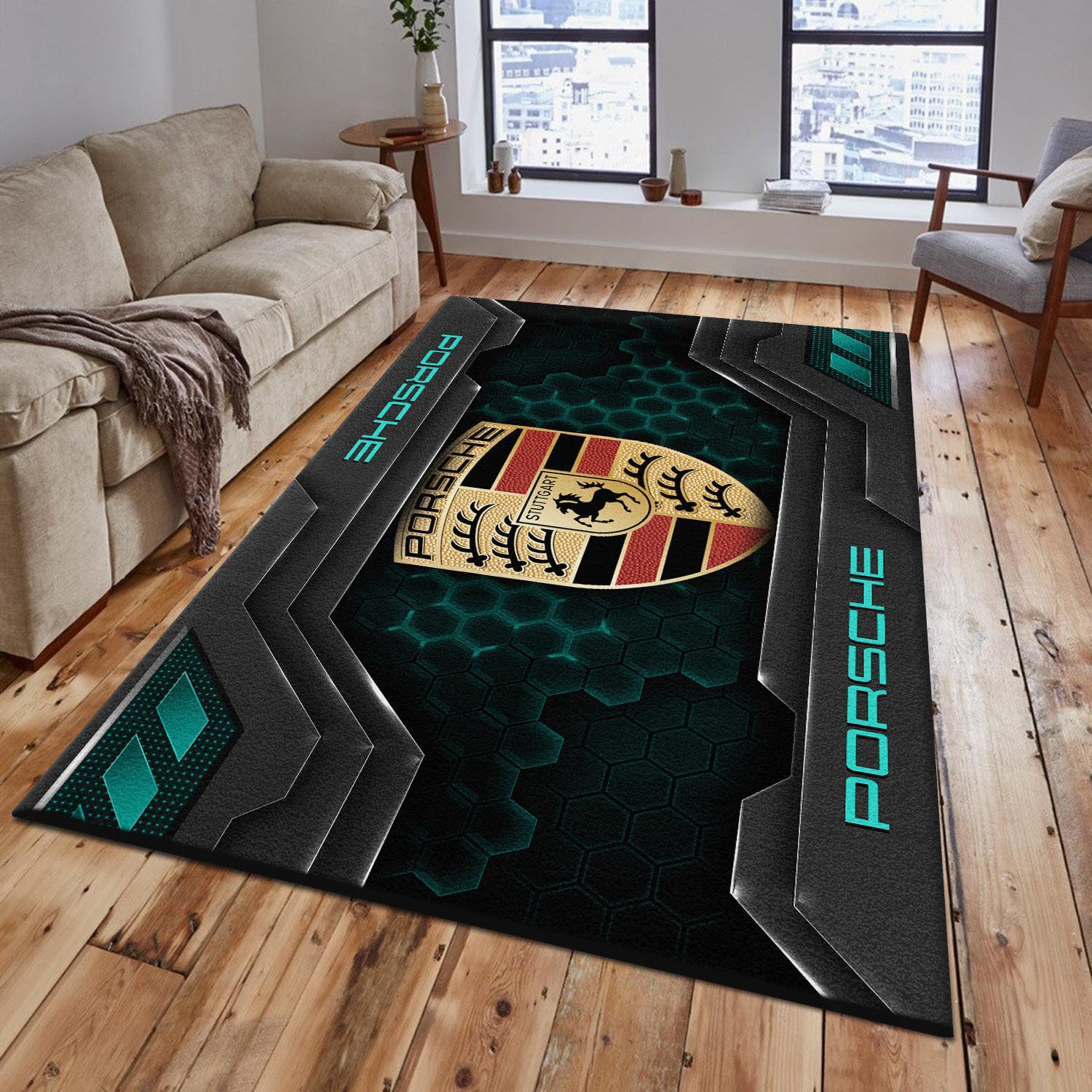 Porsche Area Rugs 0323 - Famjoys Porsche Area Rugs 0323 - Famjoys