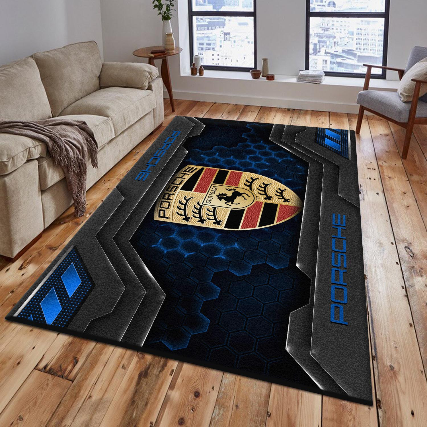 Porsche Area Rugs 0323 - Famjoys Porsche Area Rugs 0323 - Famjoys