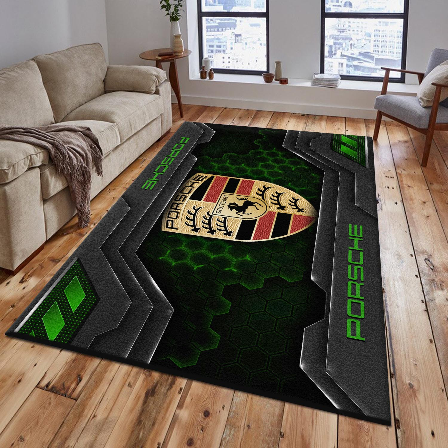 Porsche Area Rugs 0323 - Famjoys Porsche Area Rugs 0323 - Famjoys