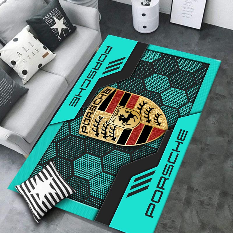 Porsche Area Rugs 3430 Multicolor - Famjoys Porsche Area Rugs 3430 Multicolor - Famjoys