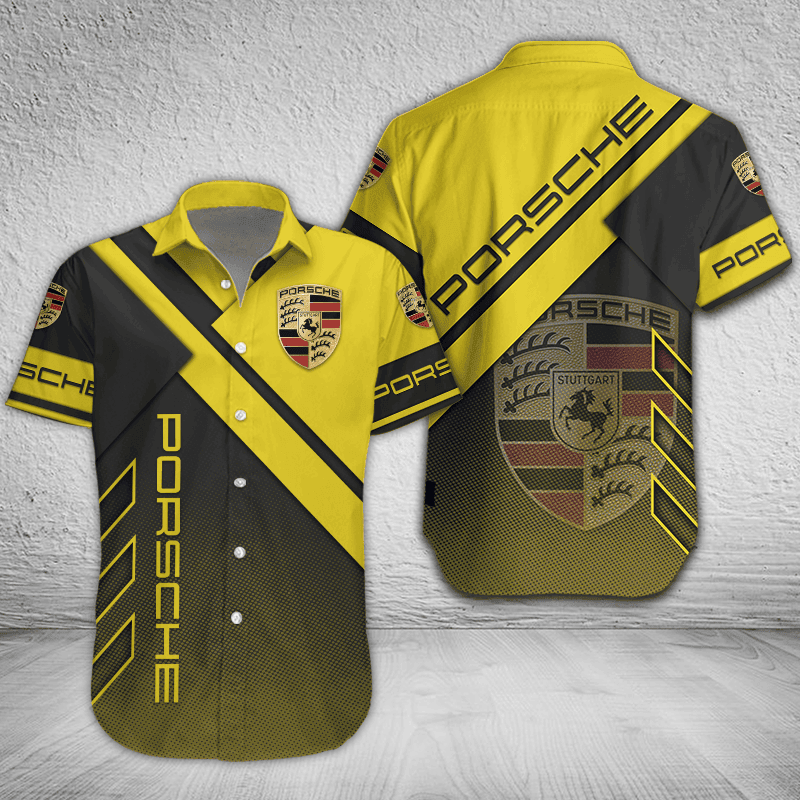 Porsche Button Shirt Custom Name, Multicolor - Famjoys Porsche Button Shirt Custom Name, Multicolor - Famjoys