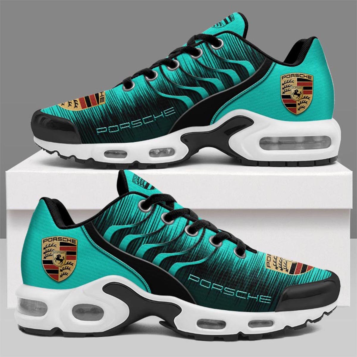 Porsche Custom Name Sport Shoes VS9 - Famjoys Porsche Custom Name Sport Shoes VS9 - Famjoys