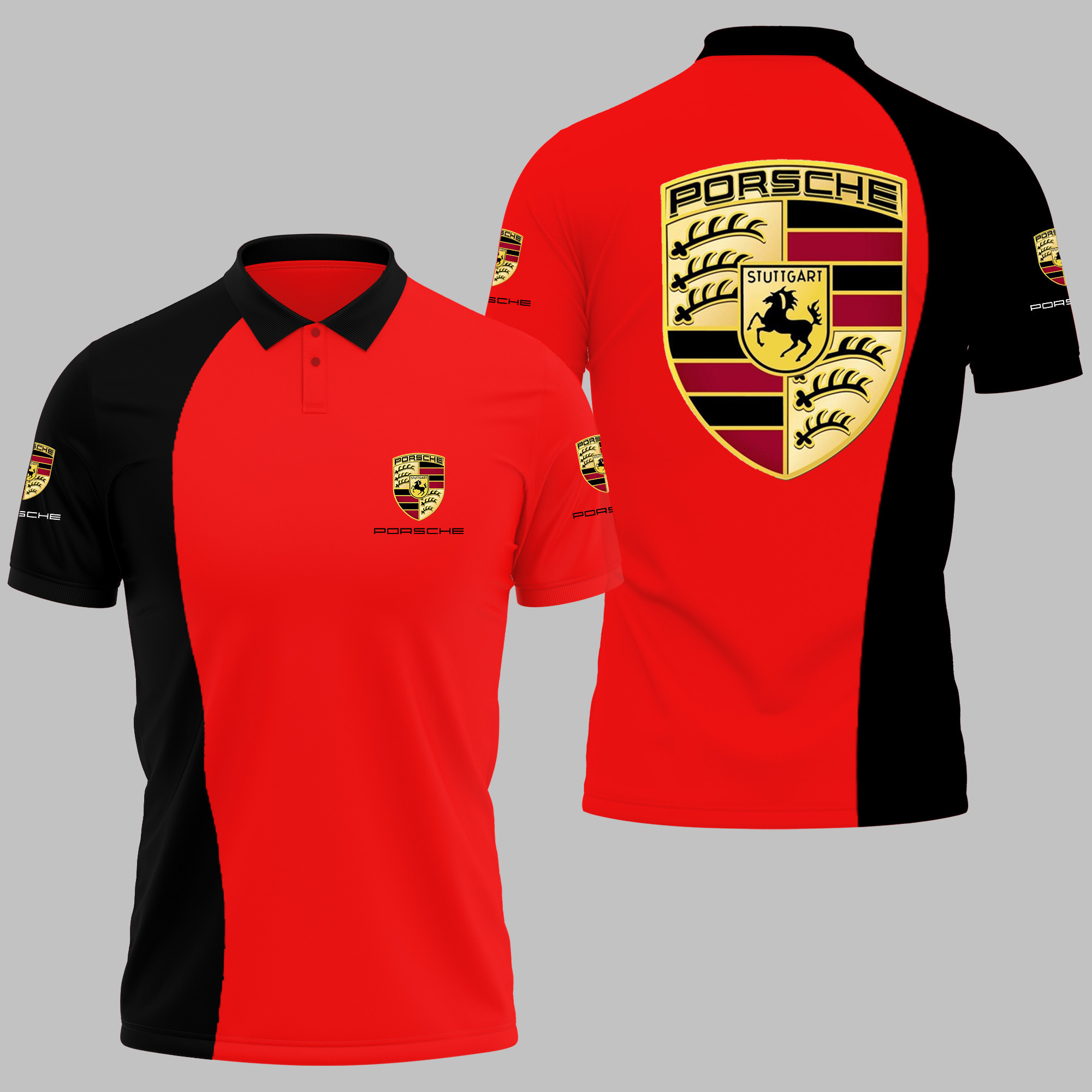 Porsche Polo Shirt Ver 1 - Famjoys Porsche Polo Shirt Ver 1 - Famjoys