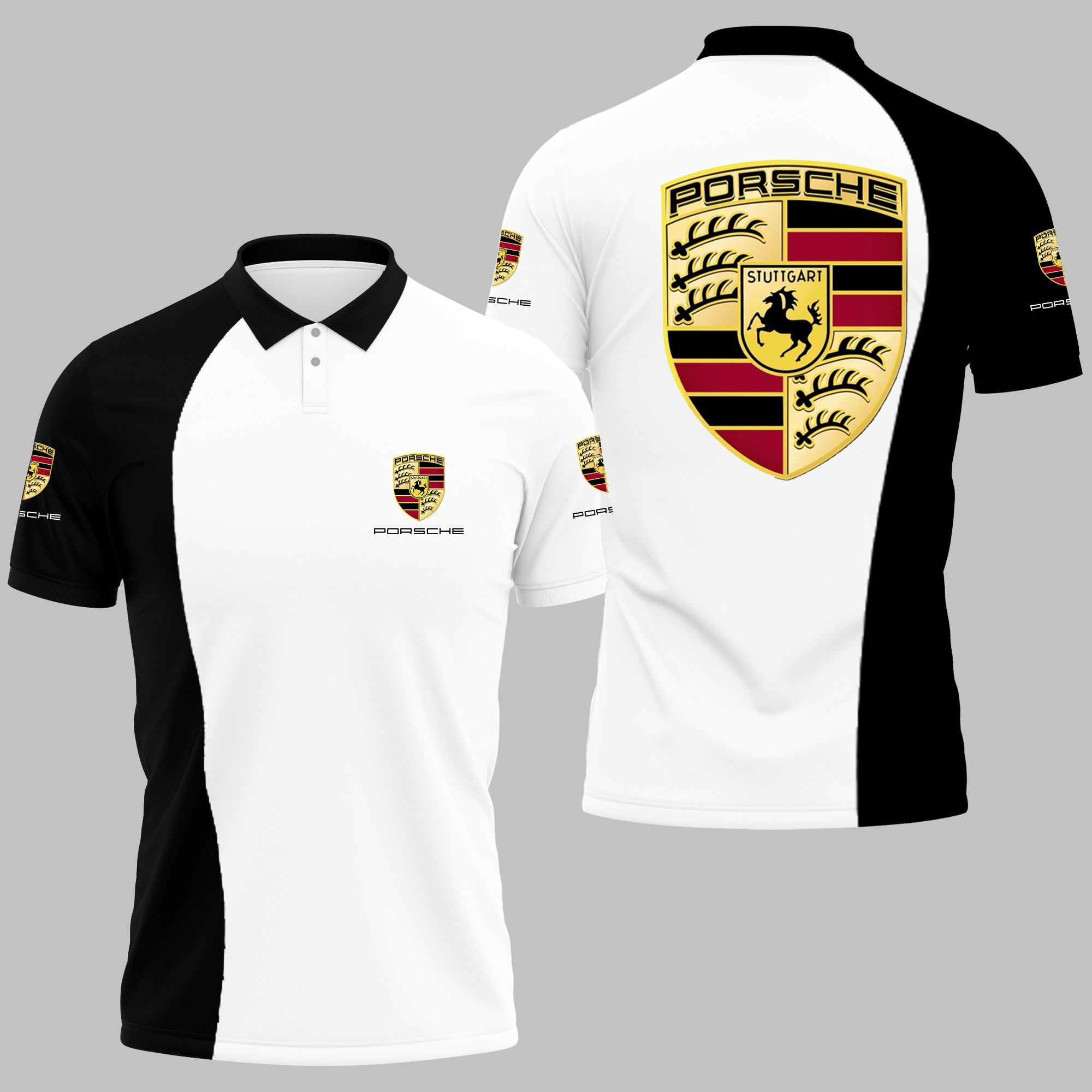Porsche Polo Shirt Ver 1 - Famjoys Porsche Polo Shirt Ver 1 - Famjoys