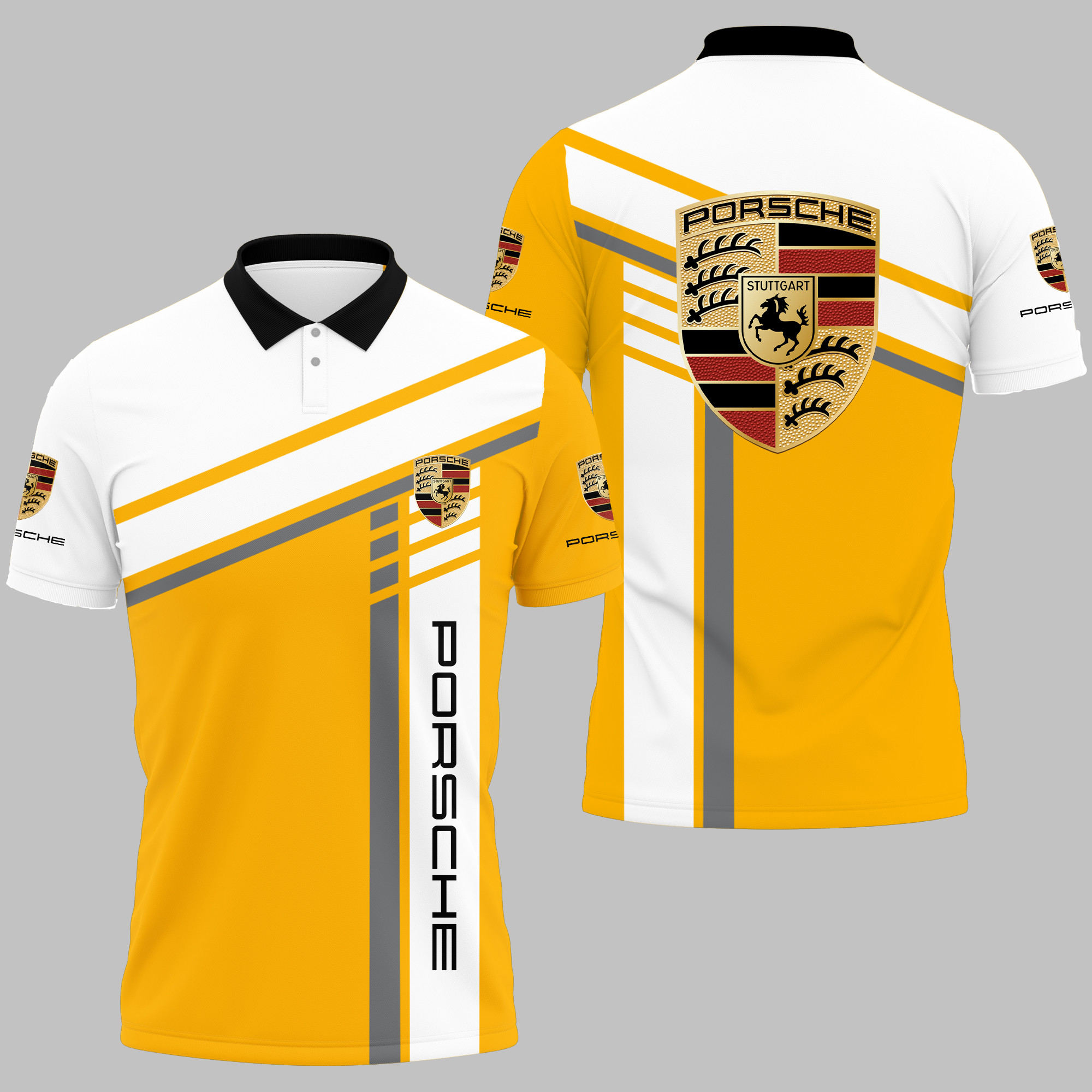 PORSCHE Polo Shirt Ver 11 - Famjoys PORSCHE Polo Shirt Ver 11 - Famjoys