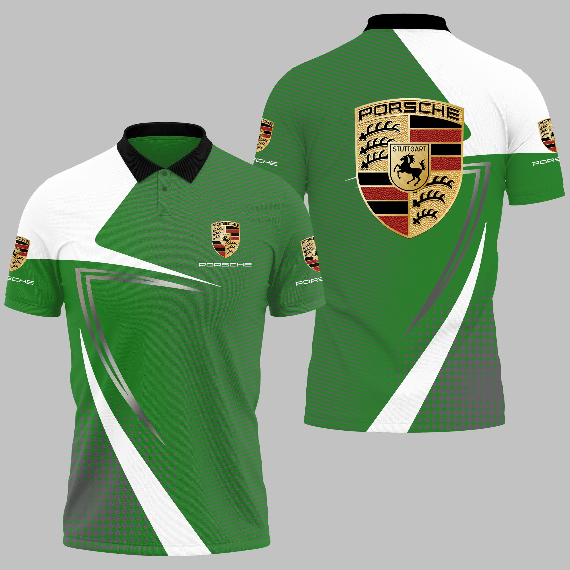PORSCHE Polo Shirt Ver 23 - Famjoys PORSCHE Polo Shirt Ver 23 - Famjoys