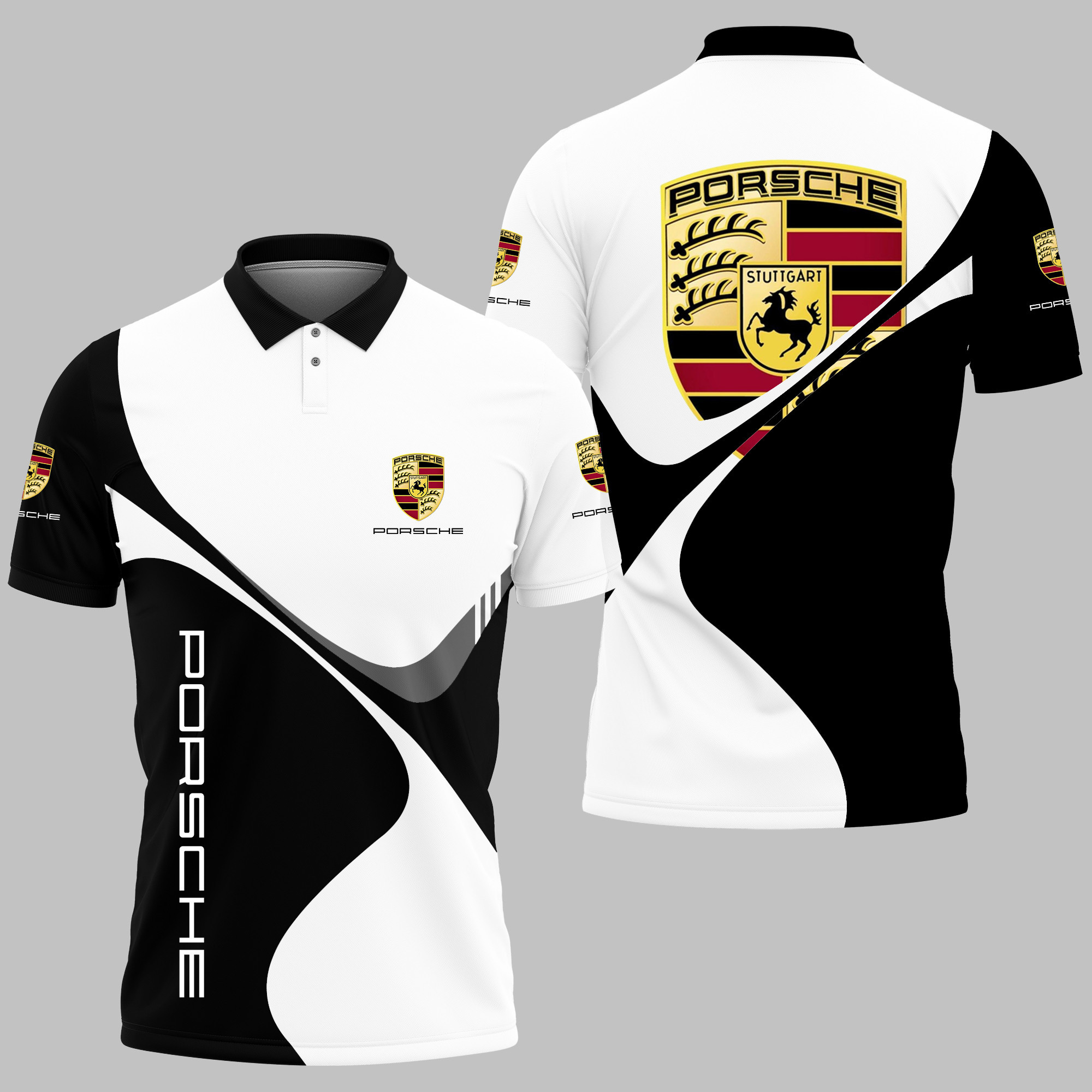 Porsche Polo Shirt Ver 3 - Famjoys Porsche Polo Shirt Ver 3 - Famjoys
