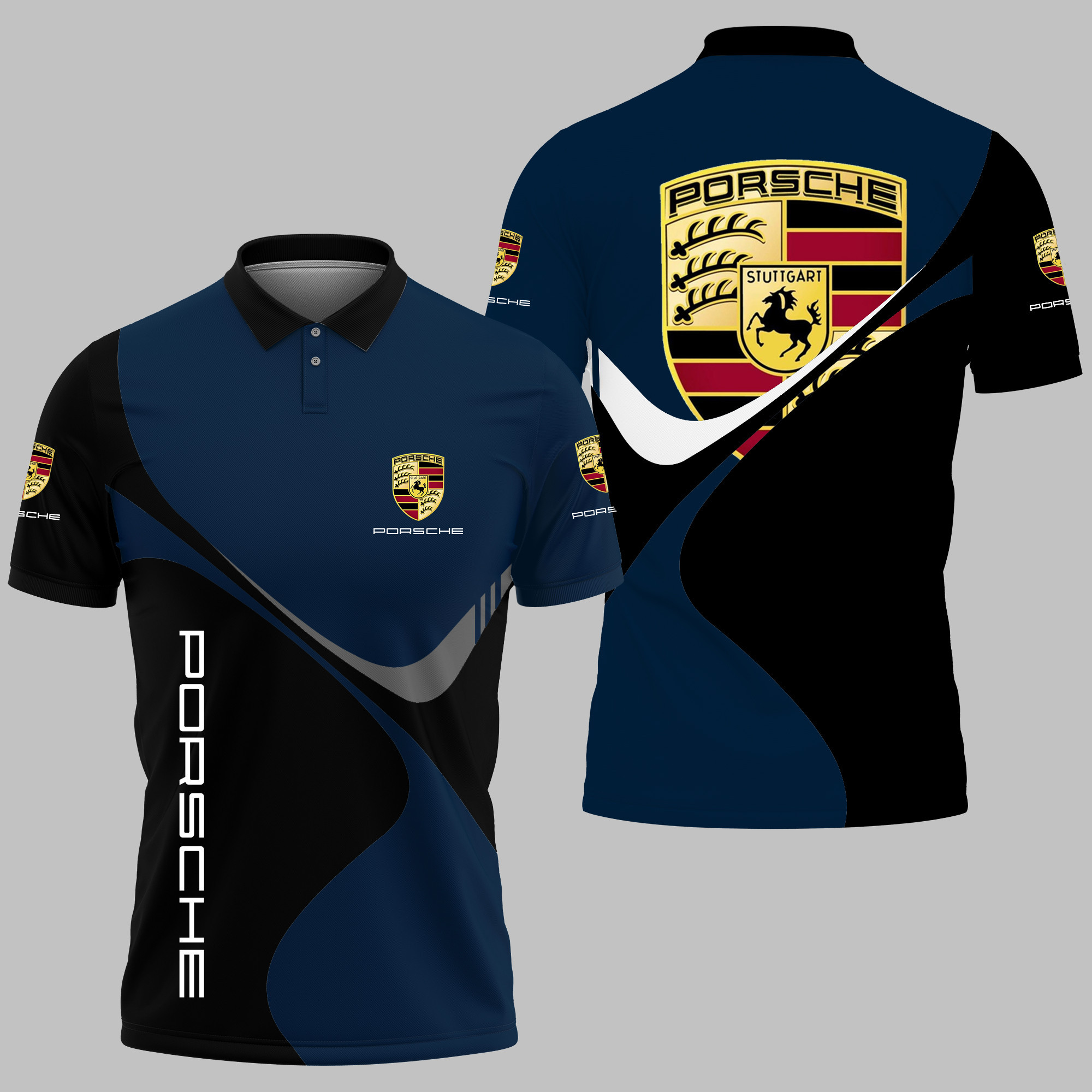 Porsche Polo Shirt Ver 3 - Famjoys Porsche Polo Shirt Ver 3 - Famjoys