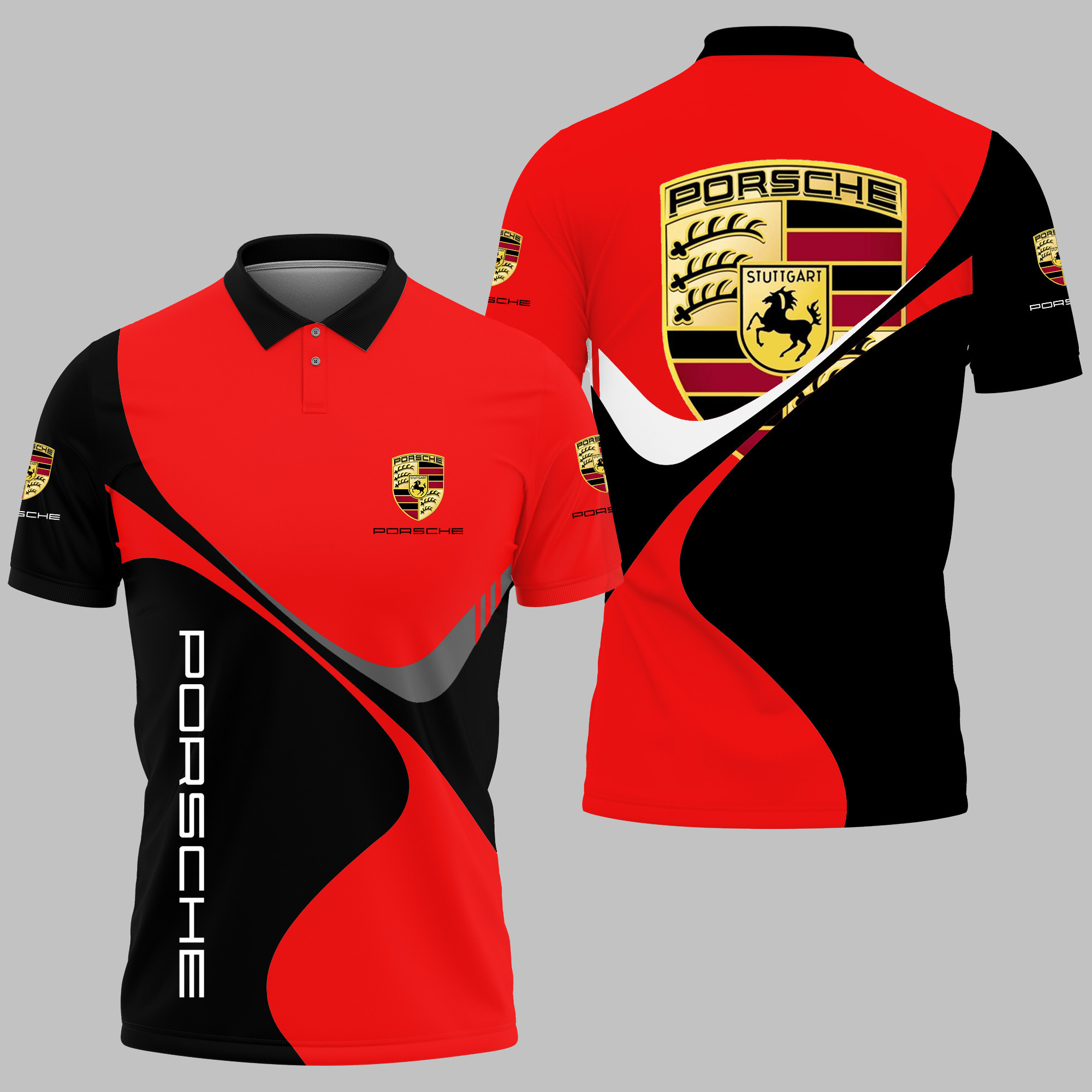Porsche Polo Shirt Ver 3 - Famjoys Porsche Polo Shirt Ver 3 - Famjoys