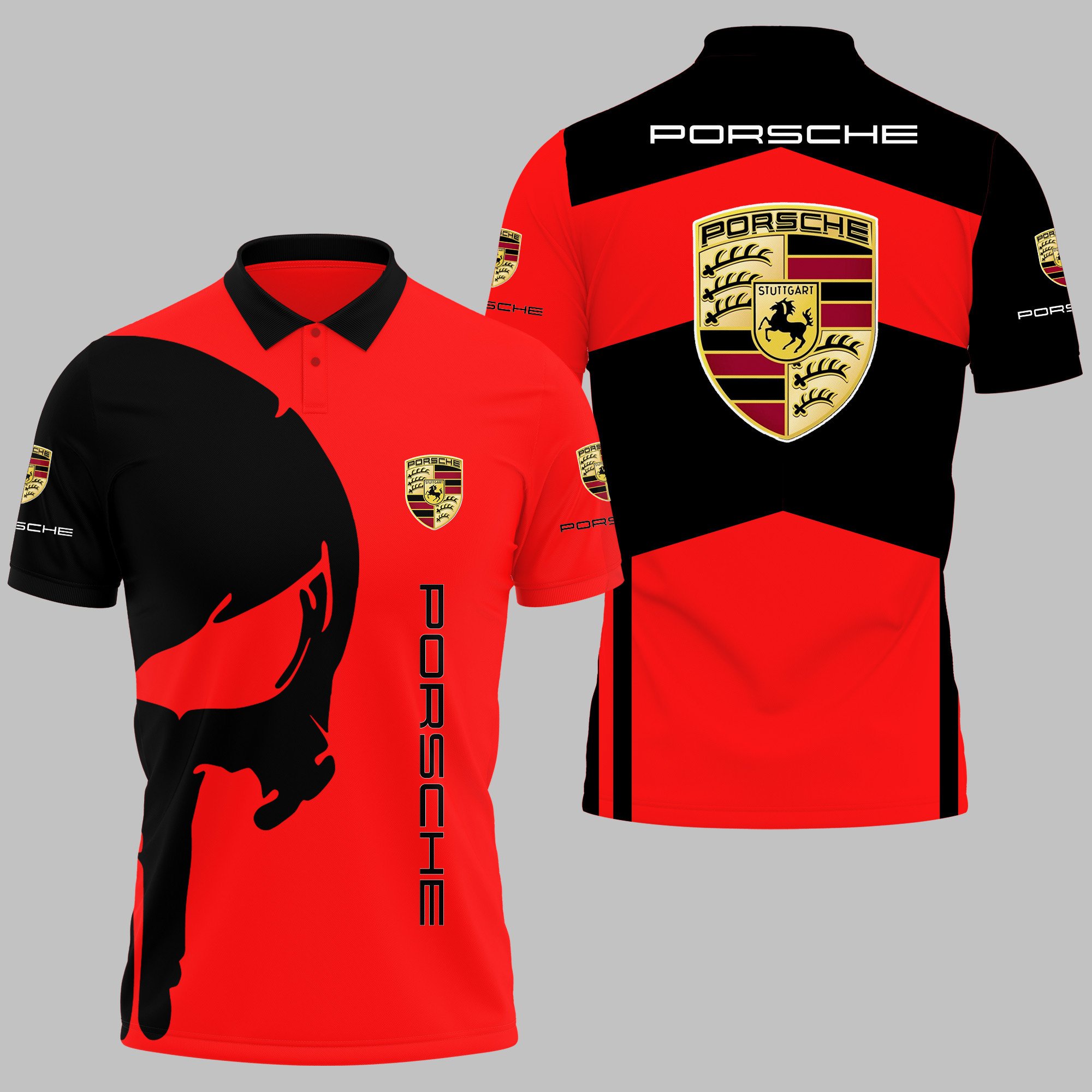 Porsche Polo Shirt Ver 4 - Famjoys Porsche Polo Shirt Ver 4 - Famjoys