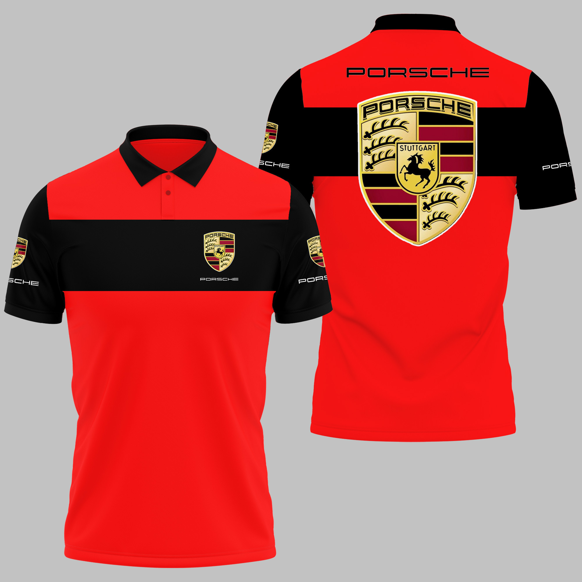 Porsche Polo Shirt Ver 5 - Famjoys Porsche Polo Shirt Ver 5 - Famjoys