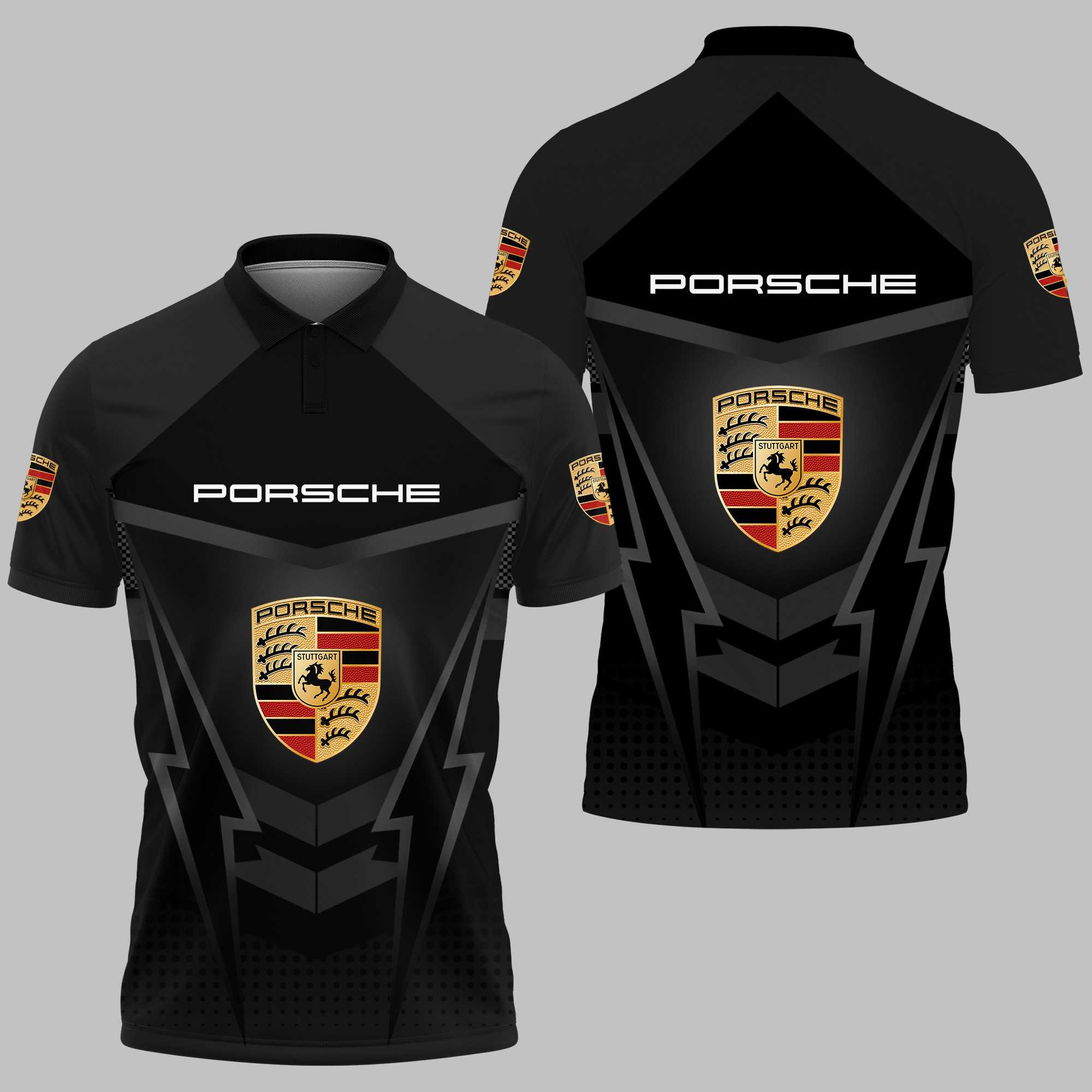 PORSCHE Polo Shirt Ver 8 - Famjoys PORSCHE Polo Shirt Ver 8 - Famjoys