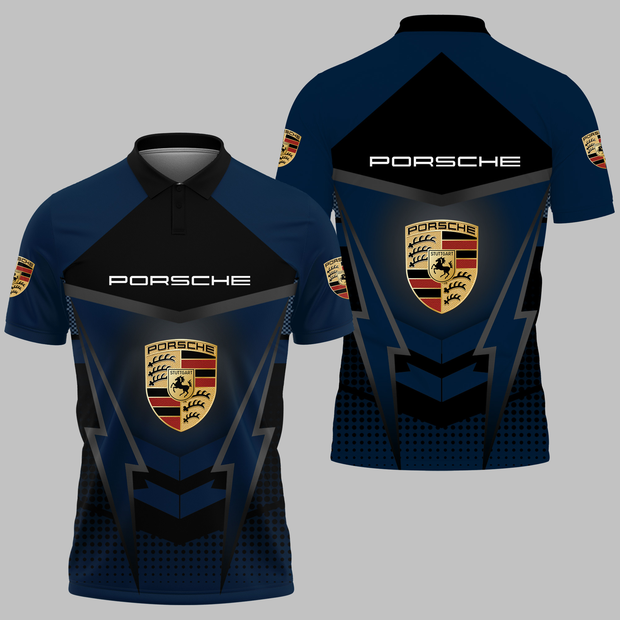 PORSCHE Polo Shirt Ver 8 - Famjoys PORSCHE Polo Shirt Ver 8 - Famjoys