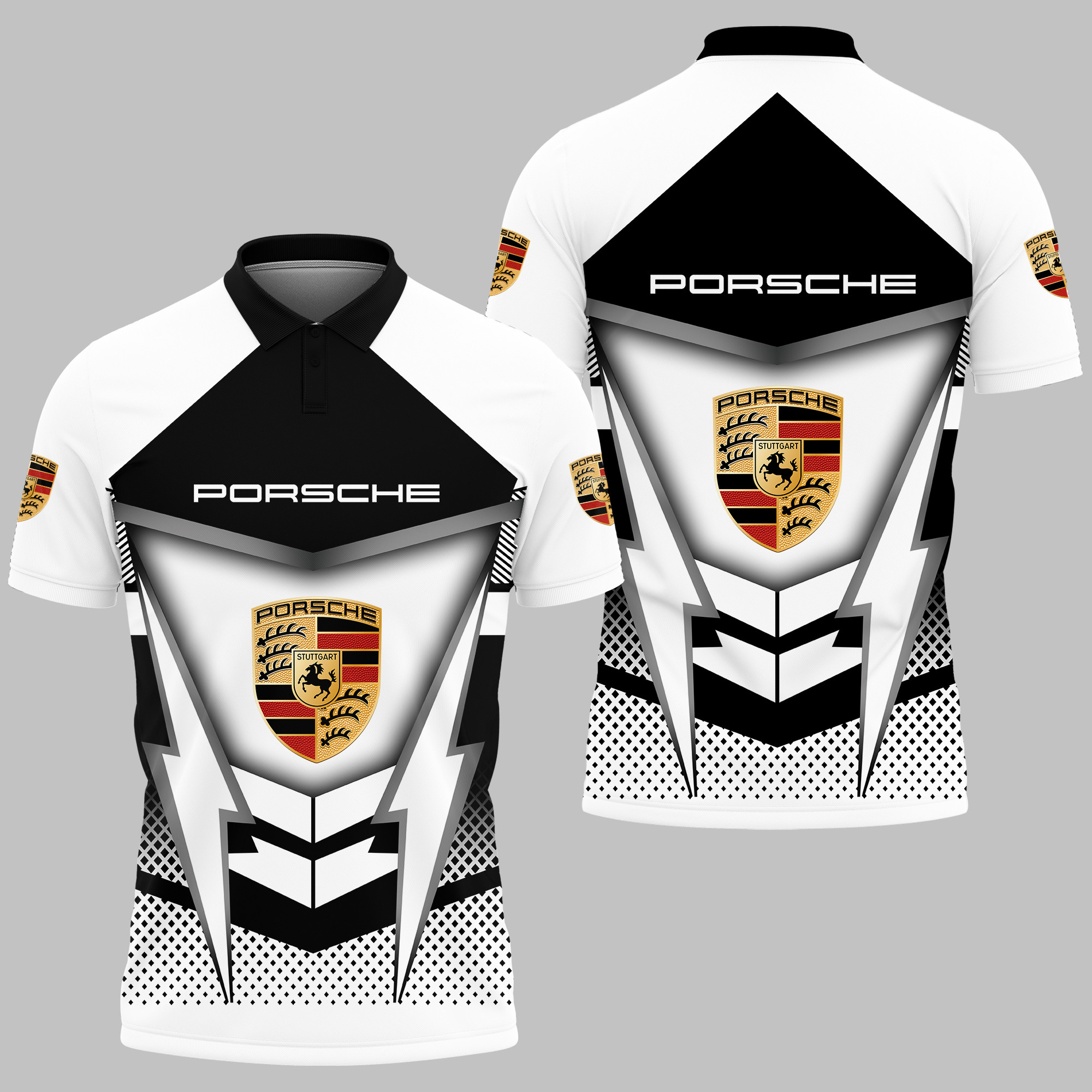 PORSCHE Polo Shirt Ver 8 - Famjoys PORSCHE Polo Shirt Ver 8 - Famjoys