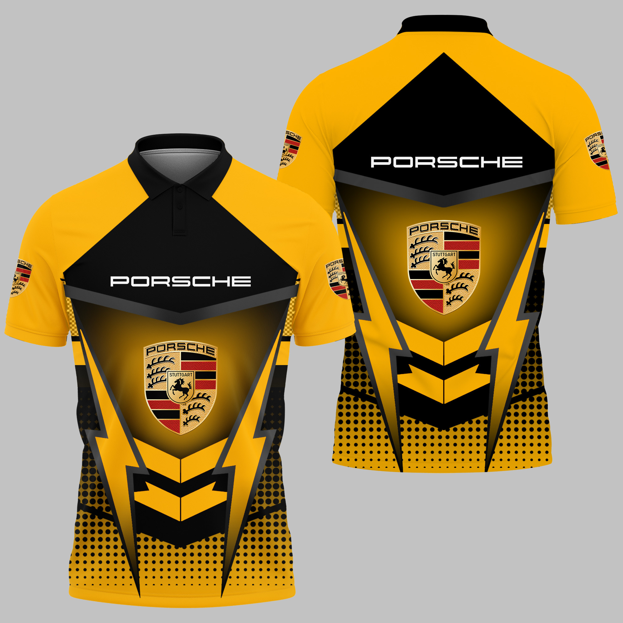 PORSCHE Polo Shirt Ver 8 - Famjoys PORSCHE Polo Shirt Ver 8 - Famjoys