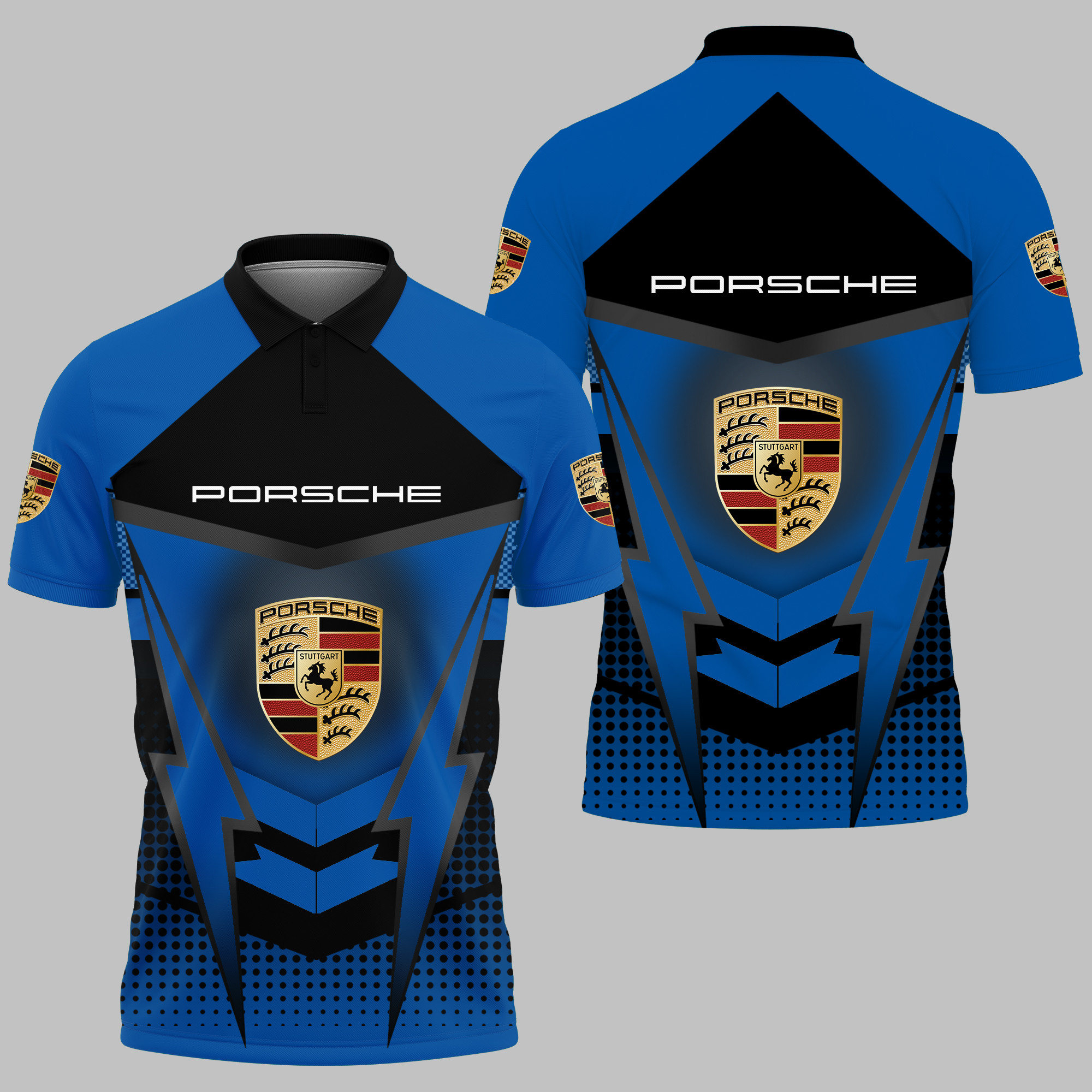 PORSCHE Polo Shirt Ver 9 - Famjoys PORSCHE Polo Shirt Ver 9 - Famjoys