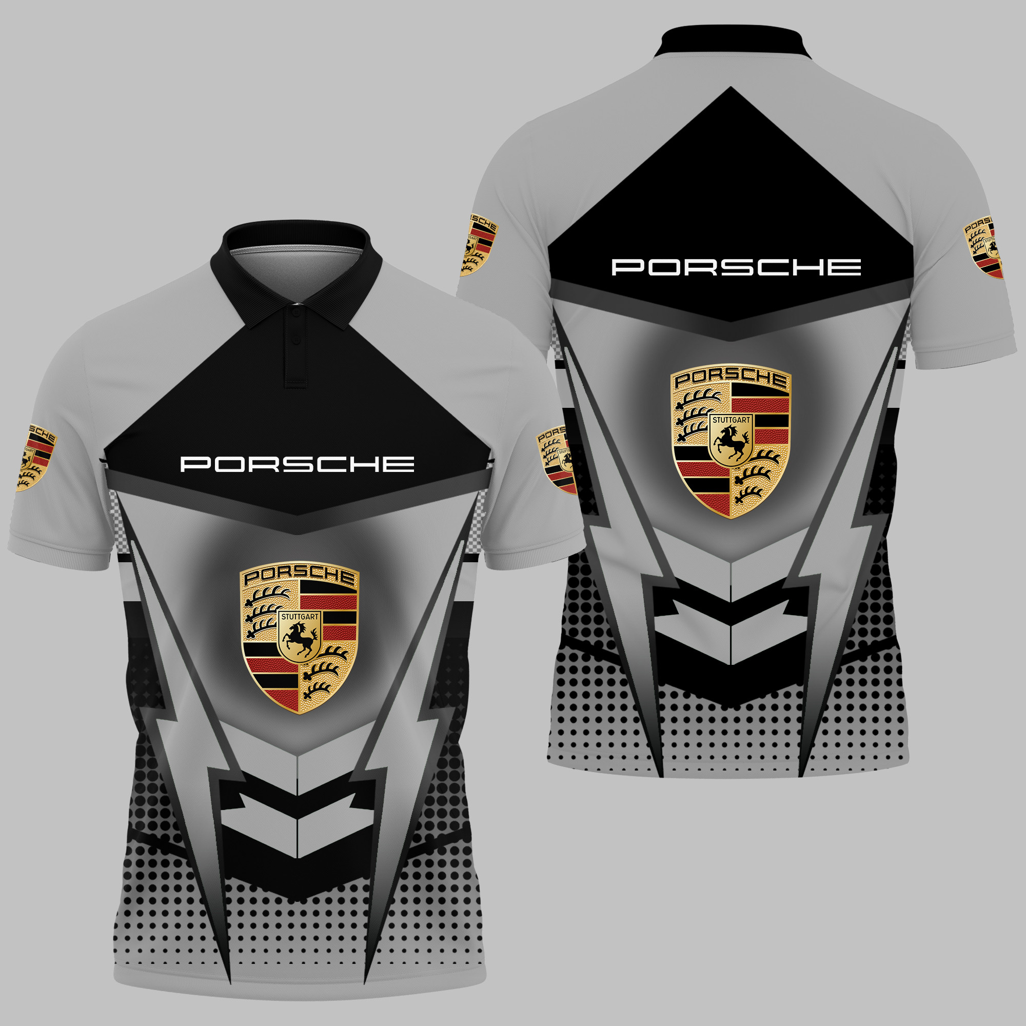 PORSCHE Polo Shirt Ver 9 - Famjoys PORSCHE Polo Shirt Ver 9 - Famjoys