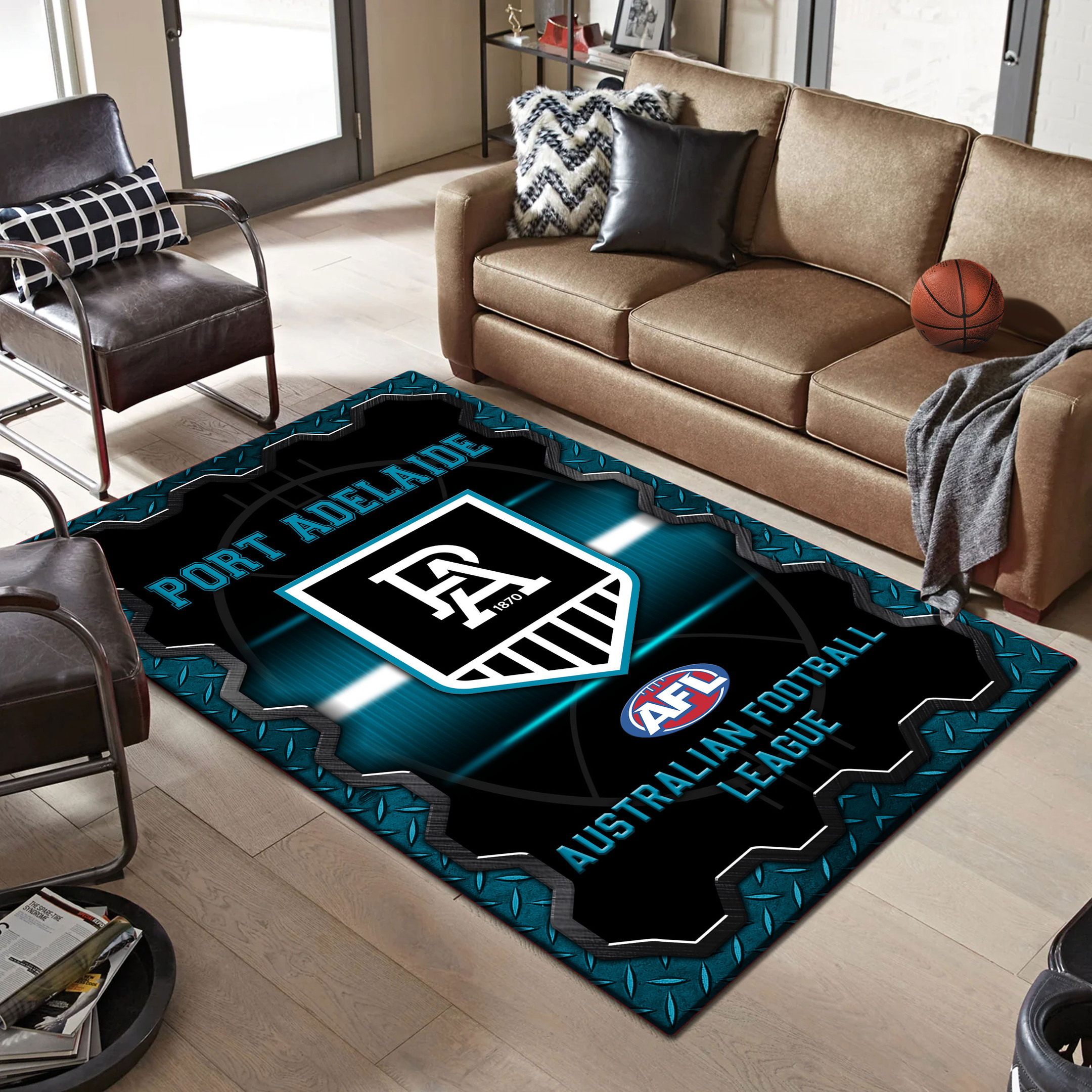 Port Adelaide Power Area Rugs 24 - Famjoys Port Adelaide Power Area Rugs 24 - Famjoys