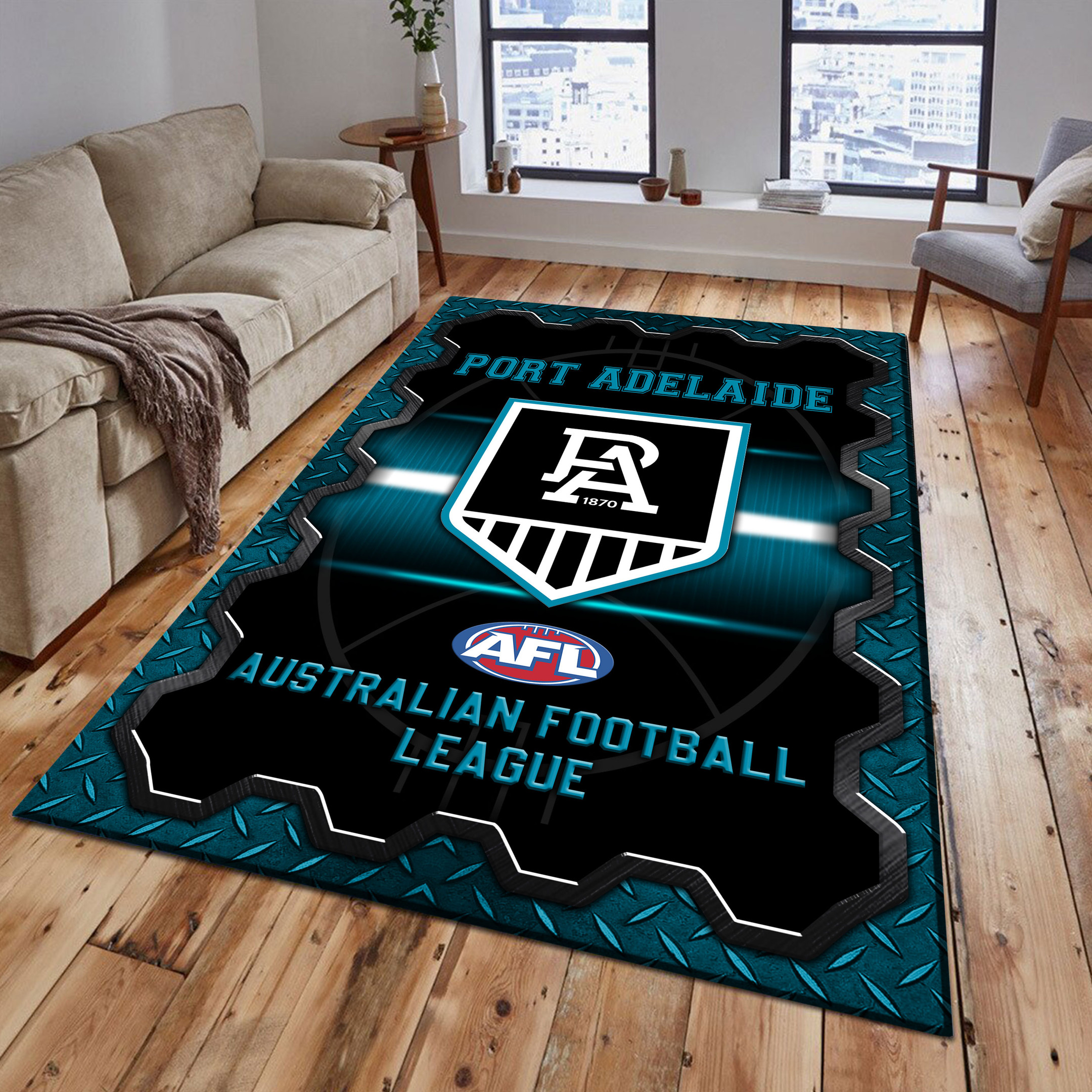 Port Adelaide Power Area Rugs 24 - Famjoys Port Adelaide Power Area Rugs 24 - Famjoys