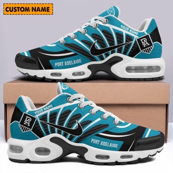 Port Adelaide Power New Personalized AFL Air Max Plus Shoes For Fan - Famjoys Port Adelaide Power New Personalized AFL Air Max Plus Shoes For Fan - Famjoys